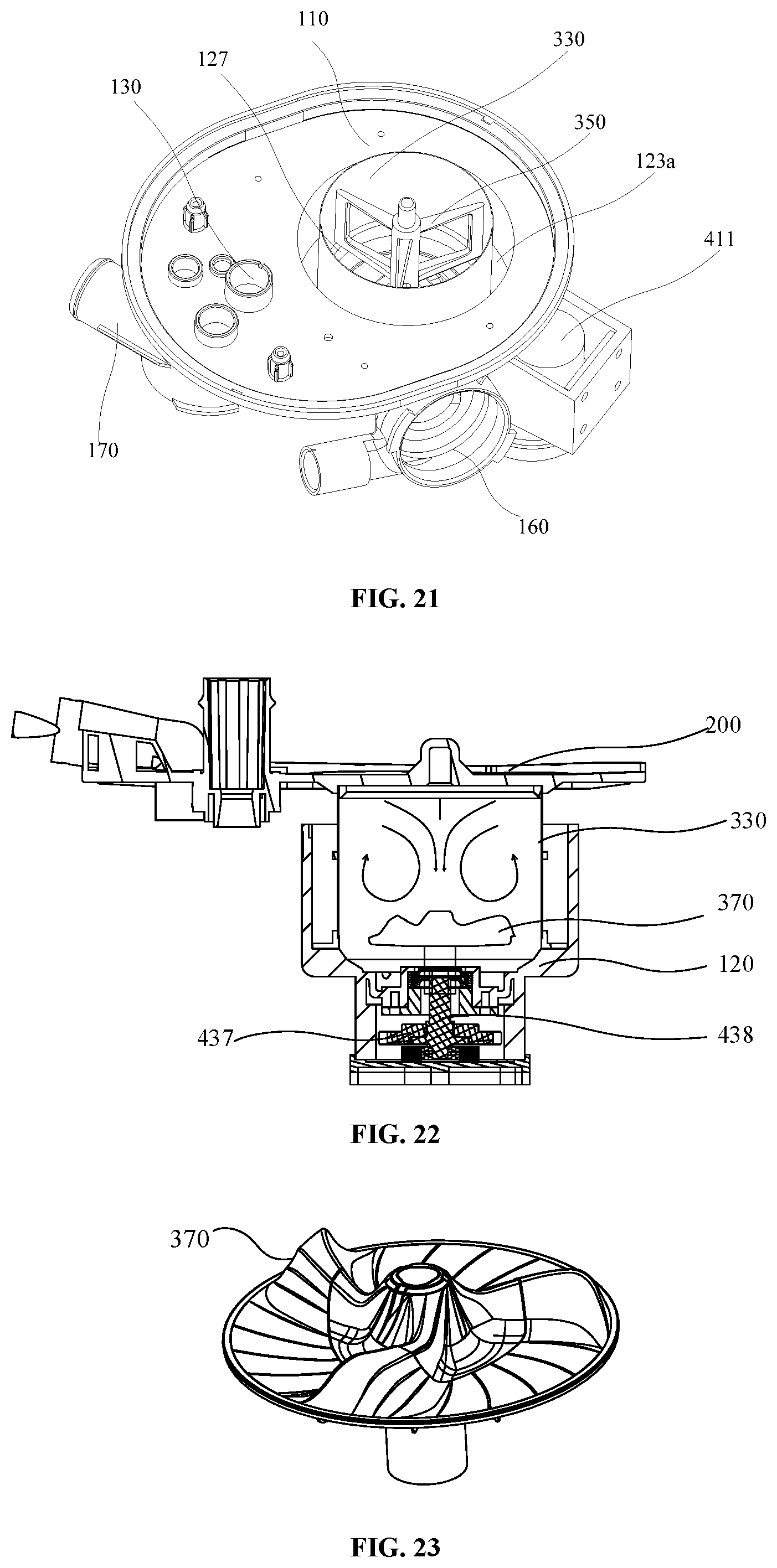 Patent US12396614 Figure 11 – Tableware washing apparatus and filtering device thereof