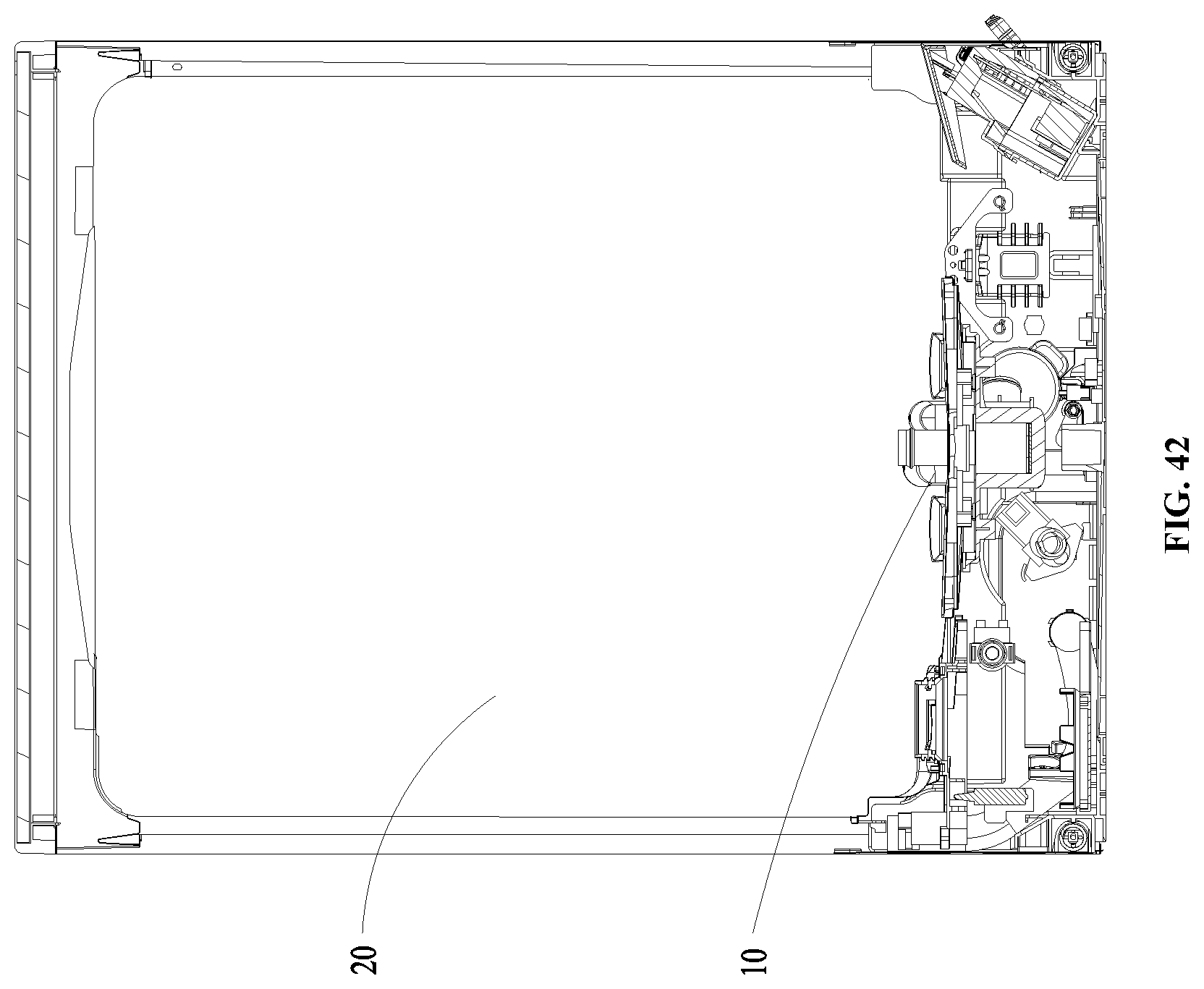 Patent US12396614 Figure 19 – Tableware washing apparatus and filtering device thereof