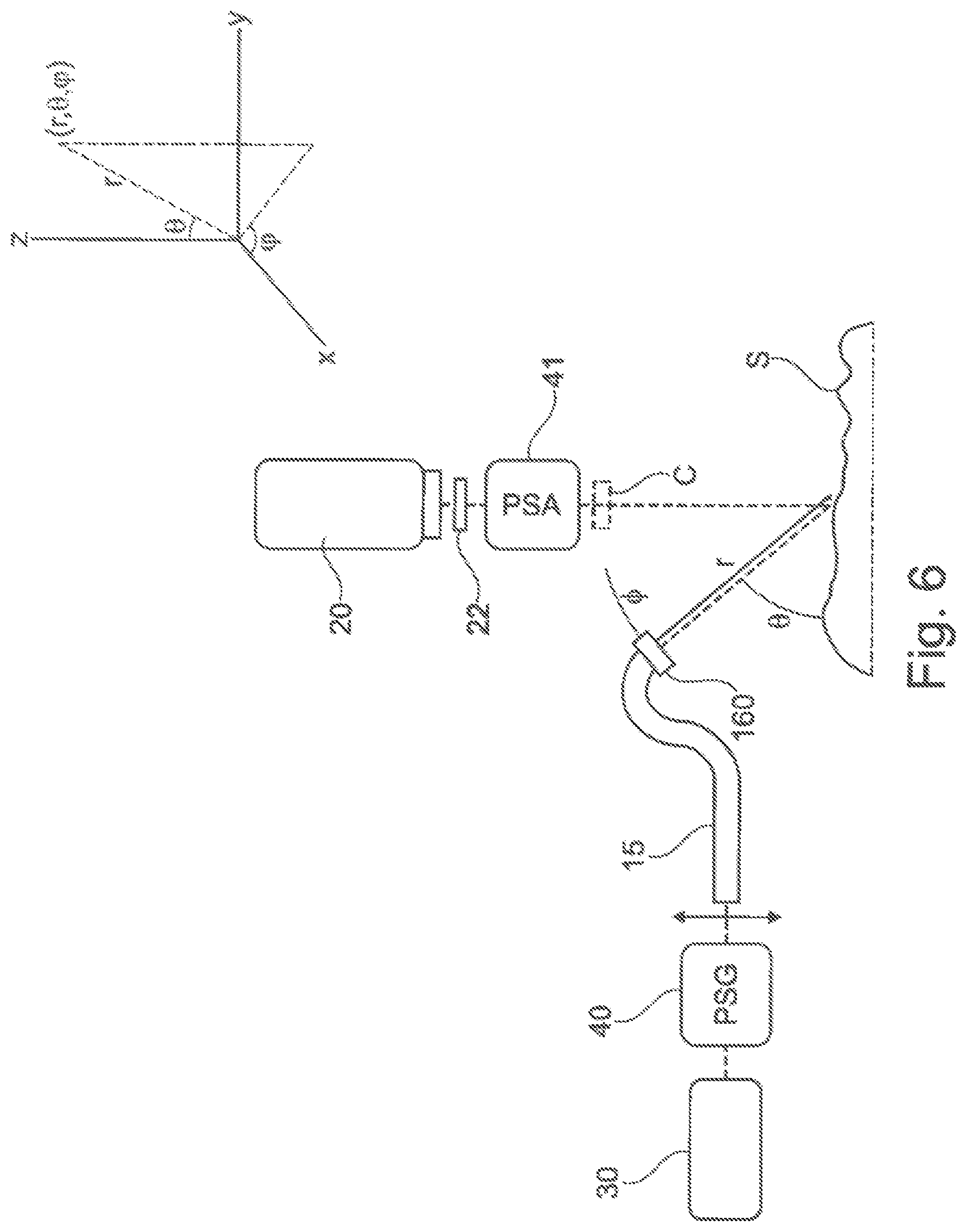 Patent US12396619 Figure 3 – System for polarimetric characterization of a target