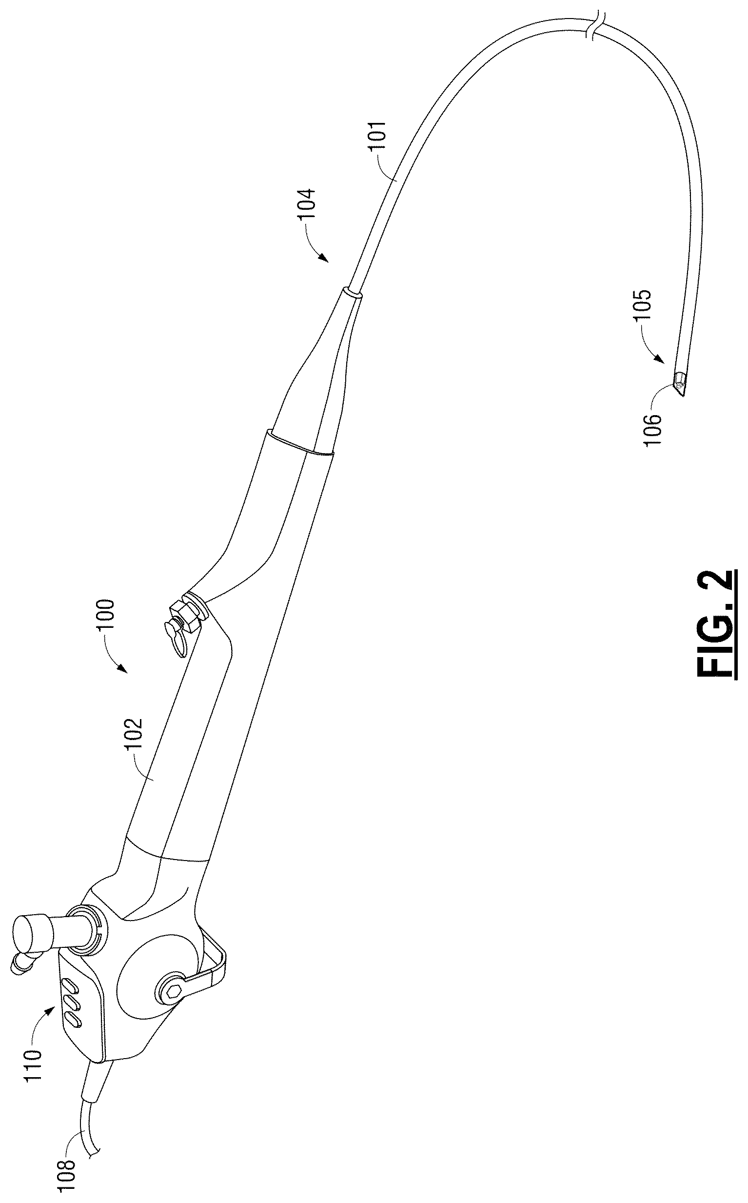 Patent US12396621 Figure 2 – Frame processing of imaging scope data for user interface presentation