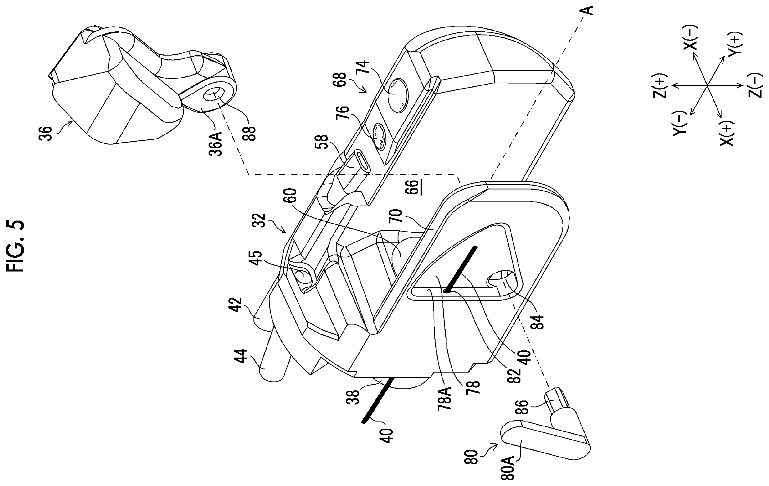 Patent US12396622 Figure 5 – Endoscope