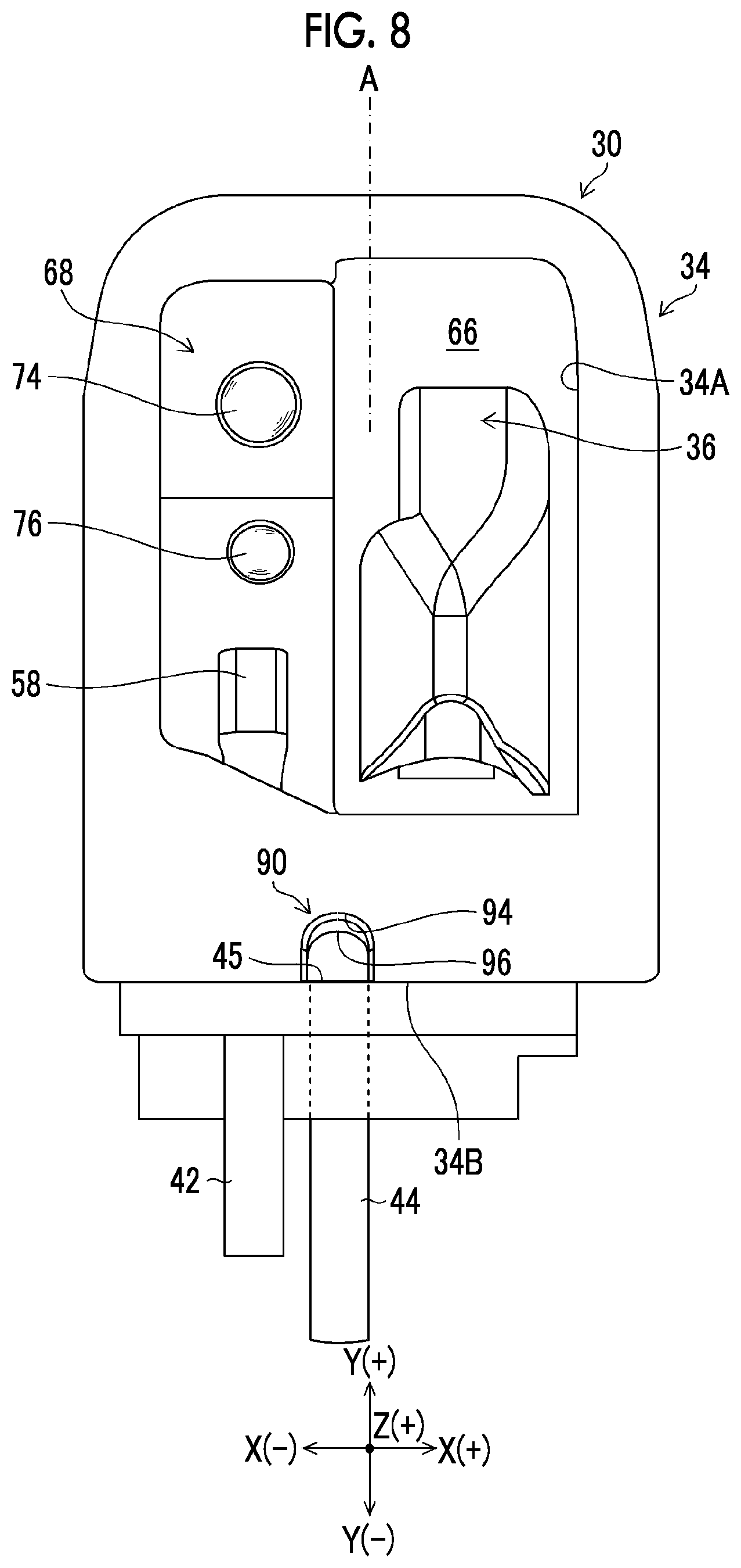 Patent US12396622 Figure 8 – Endoscope