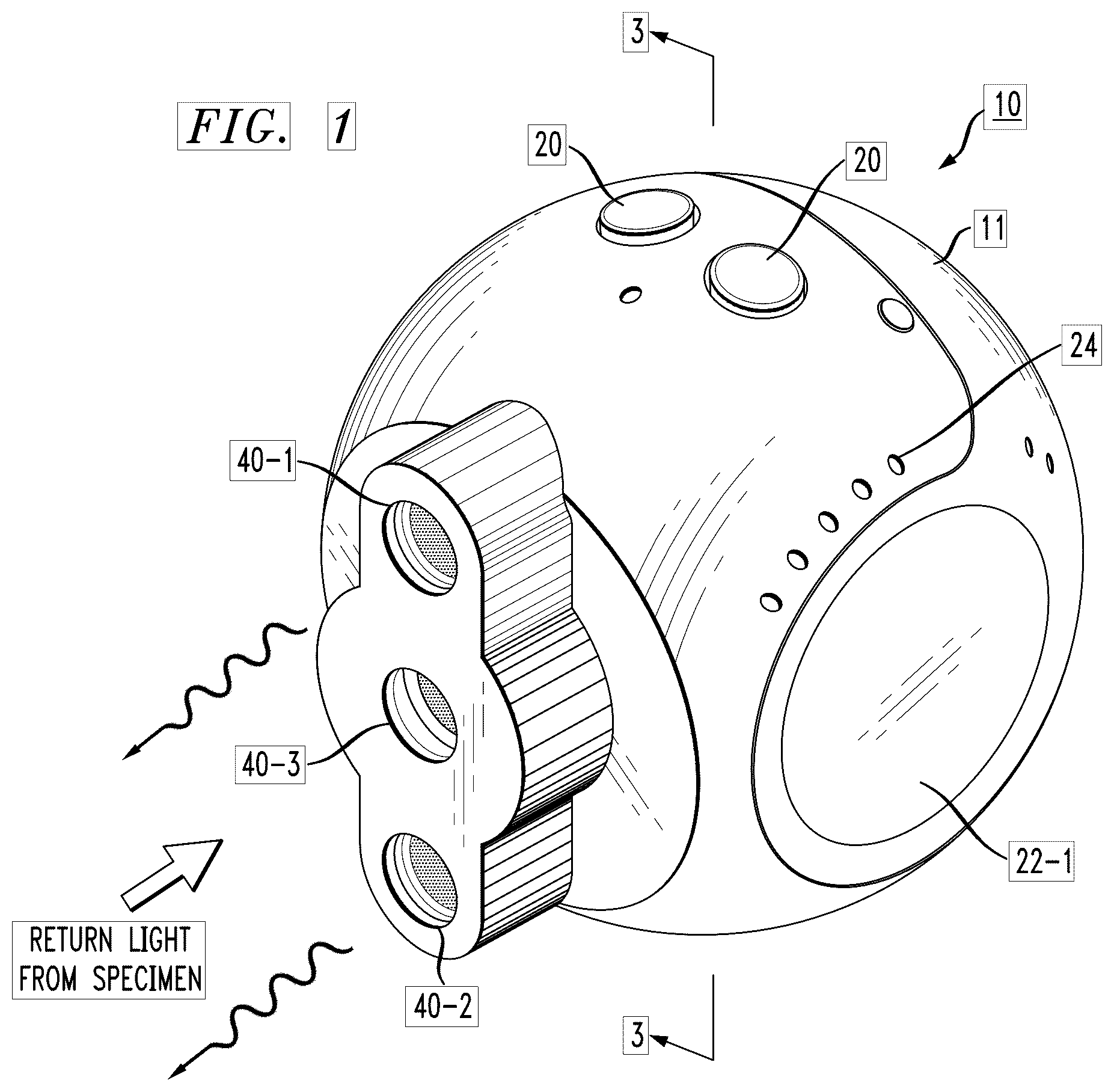 Patent US12396623 Figure 1 – Vision sensor apparatus for medical diagnostic applications