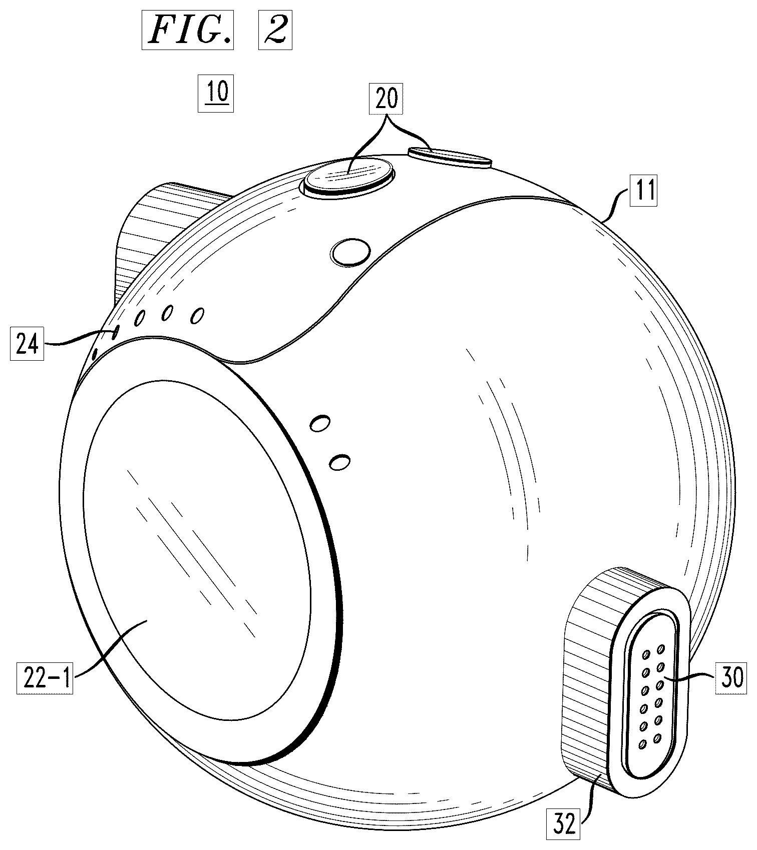 Patent US12396623 Figure 2 – Vision sensor apparatus for medical diagnostic applications