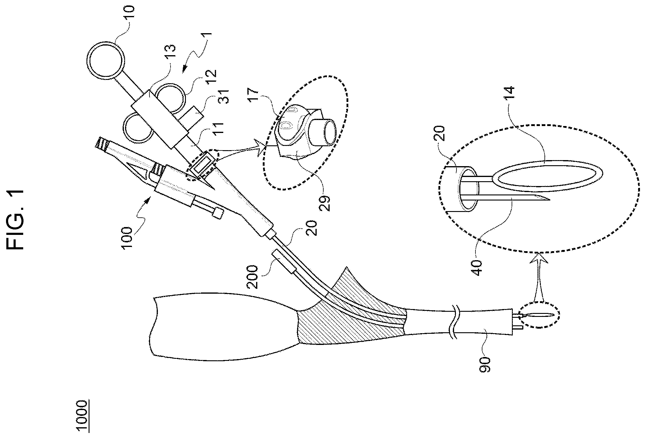 Patent US12396624 Figure 1 – Multifunctional connector and endoscopic treatment instrument having the same