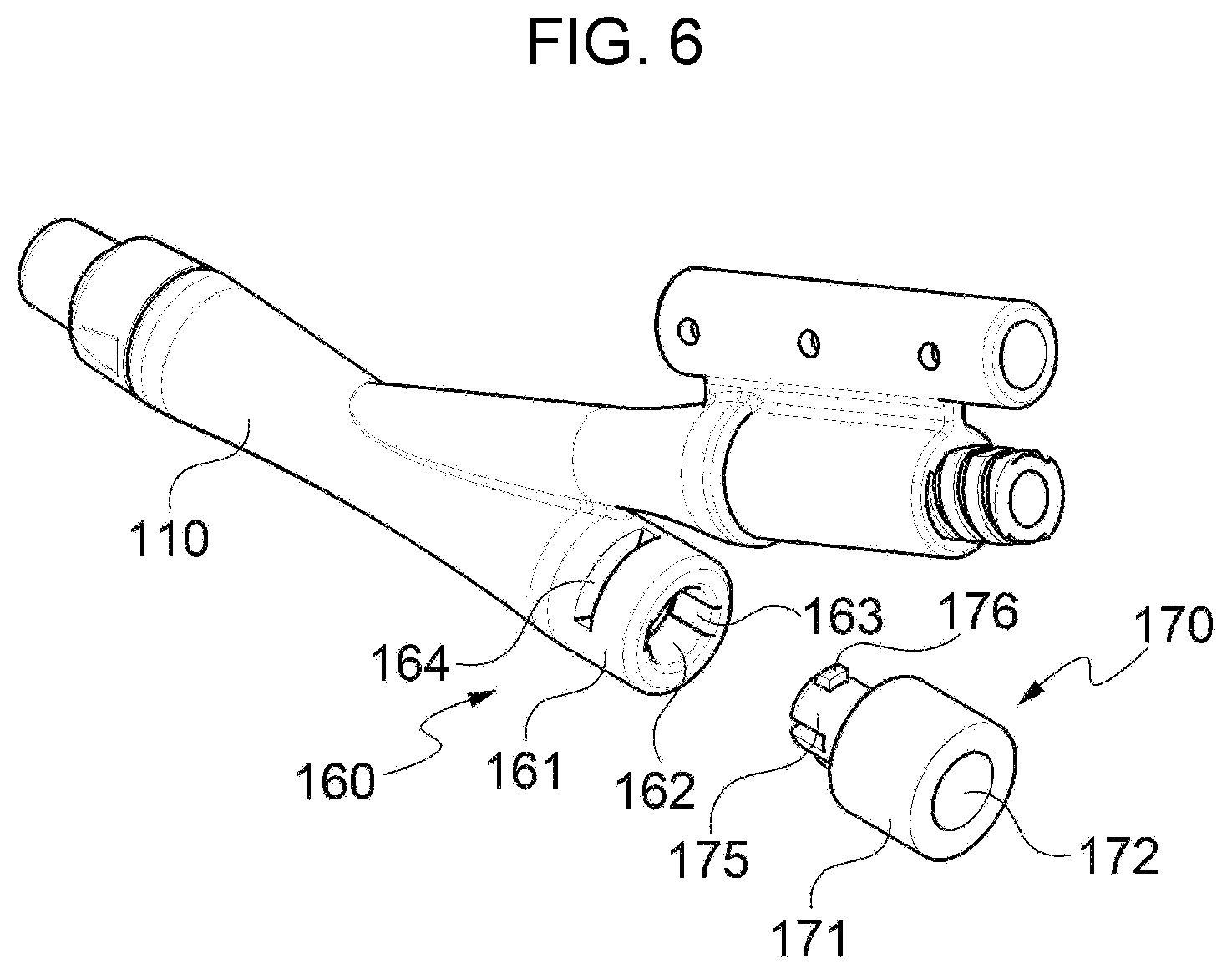 Patent US12396624 Figure 6 – Multifunctional connector and endoscopic treatment instrument having the same