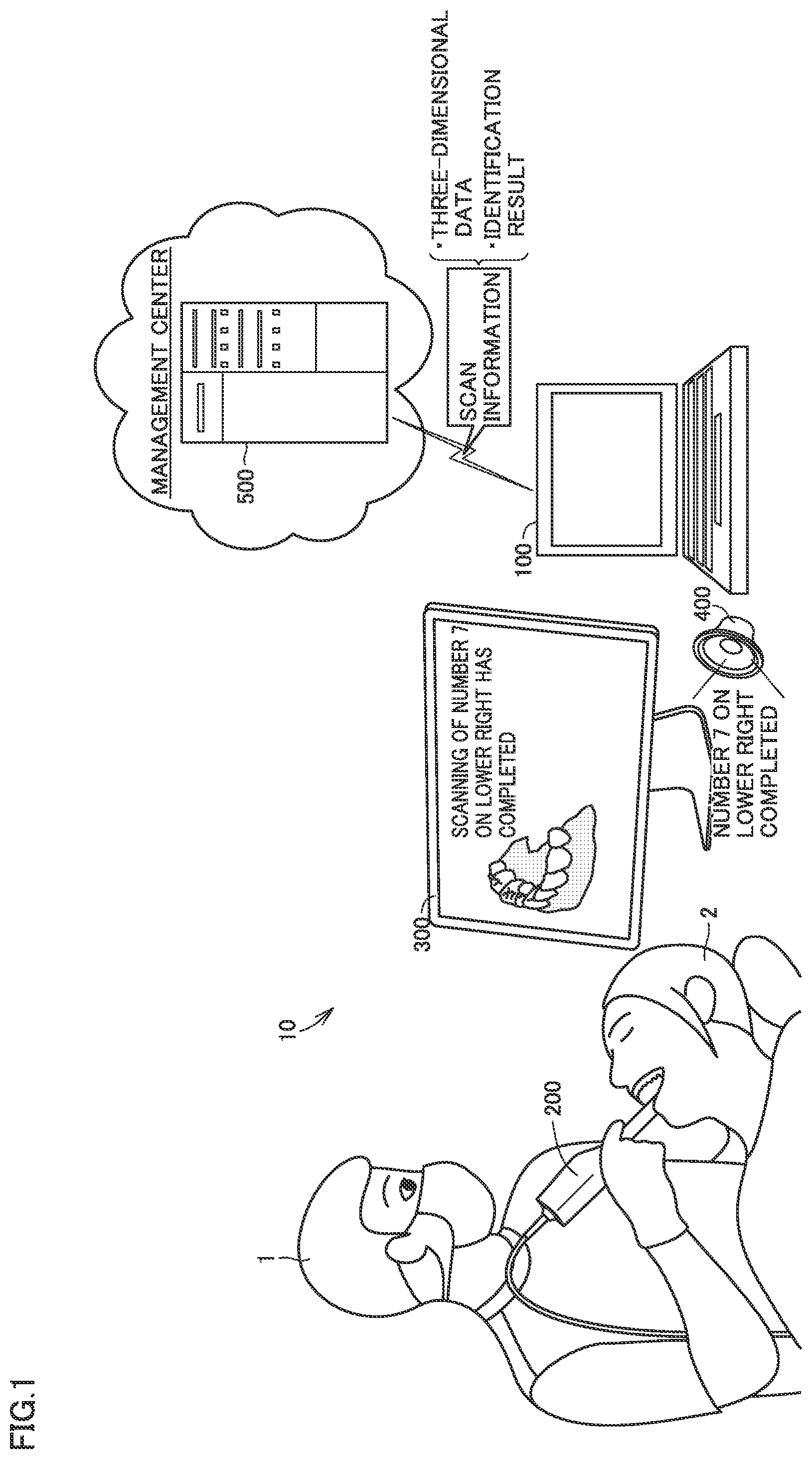Patent US12396630 Figure 1 – Imaging support device, scanner system, and imaging support method
