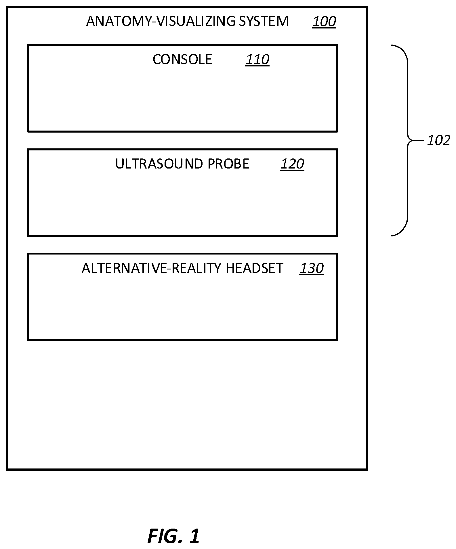 Patent US12396656 Figure 1 – Systems and methods for visualizing anatomy, locating medical devices, or placing medical devices