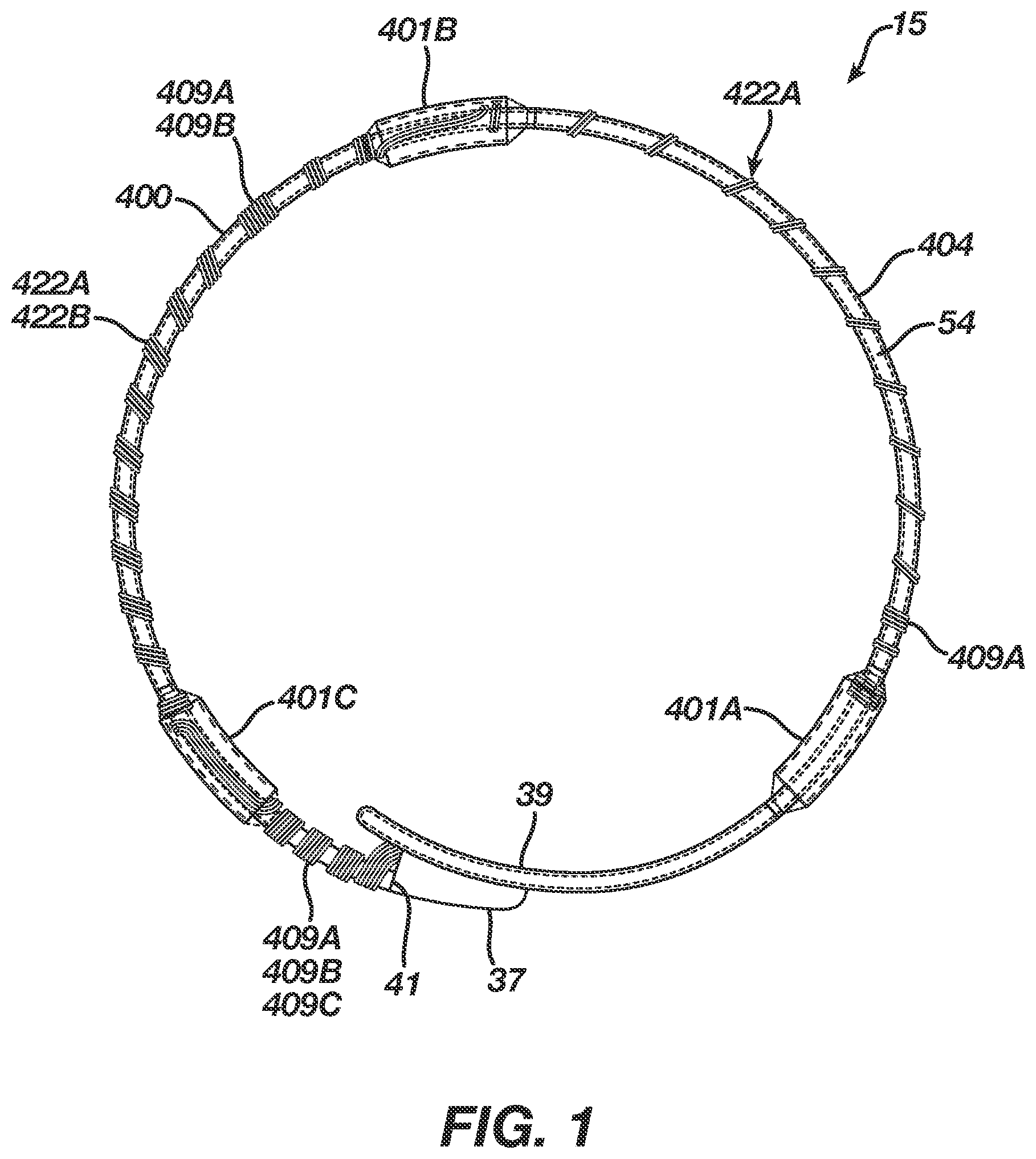 Patent US12396657 Figure 1 – Non-linear single axis navigation sensor with strain relief