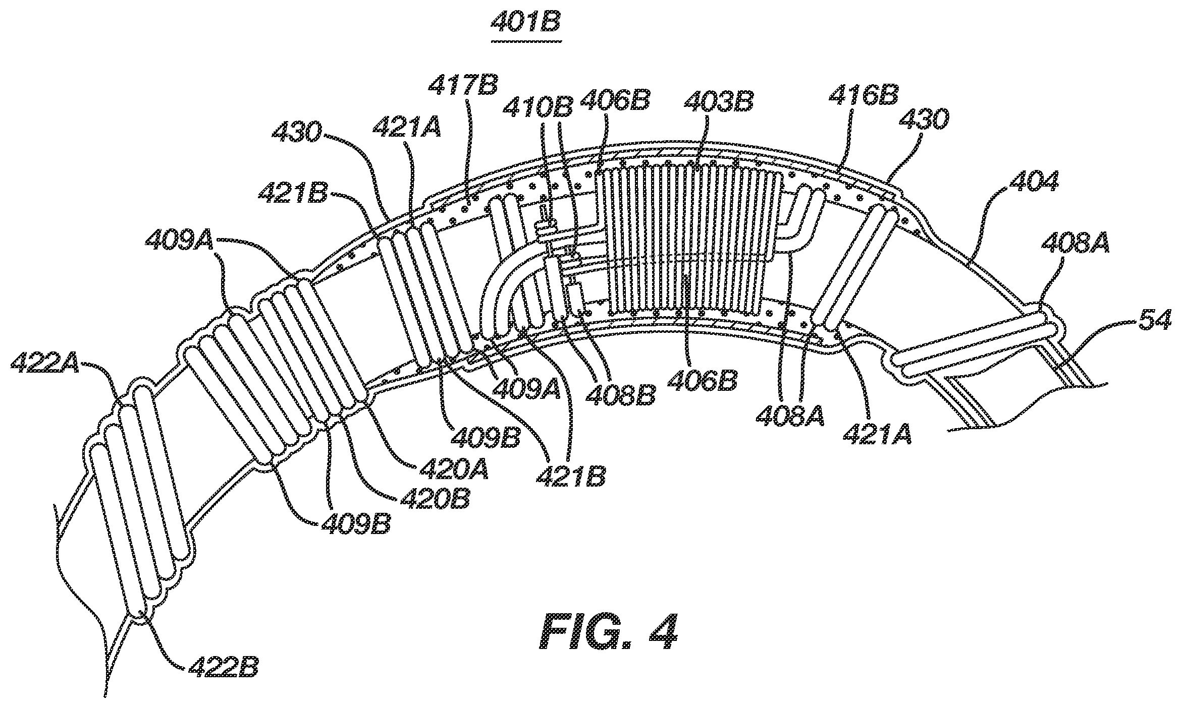 Patent US12396657 Figure 4 – Non-linear single axis navigation sensor with strain relief