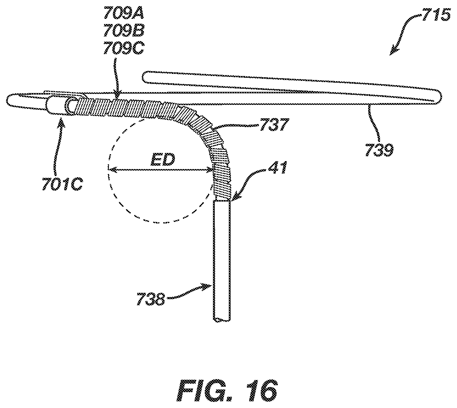 Patent US12396657 Figure 16 – Non-linear single axis navigation sensor with strain relief
