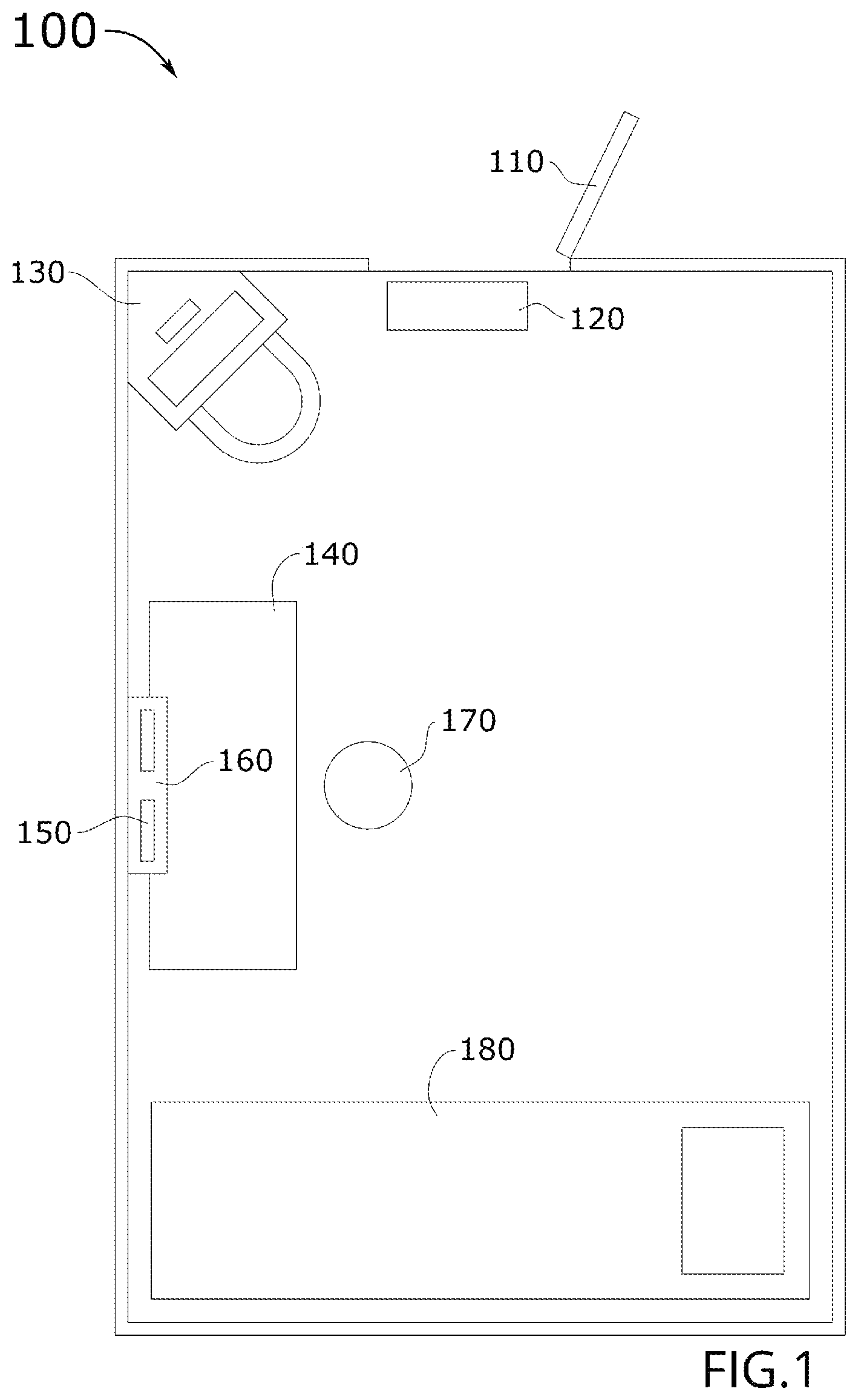 Patent US12396659 Figure 1 – Health monitoring and location tracking behavior modification system and associated methods