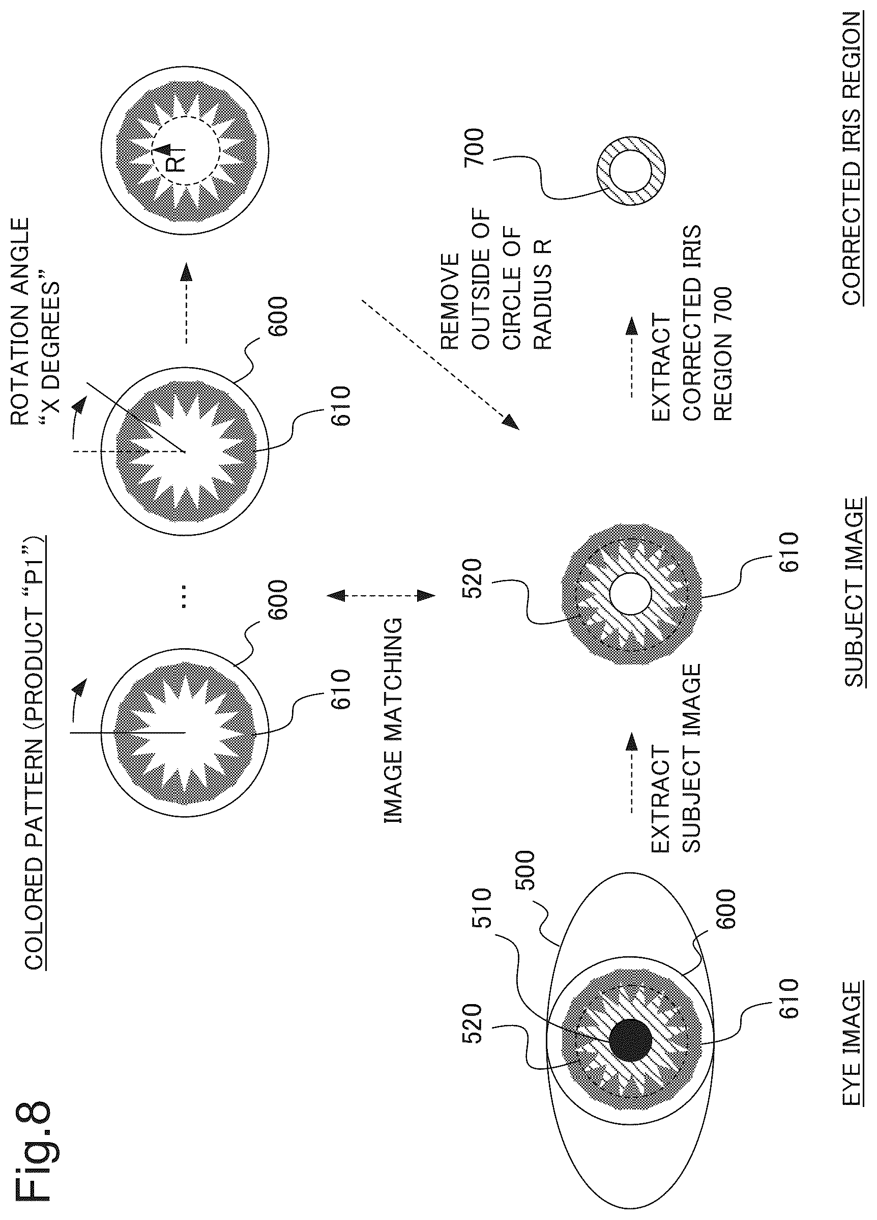 Patent US12396660 Figure 8 – Authentication device, authentication method, and recording medium