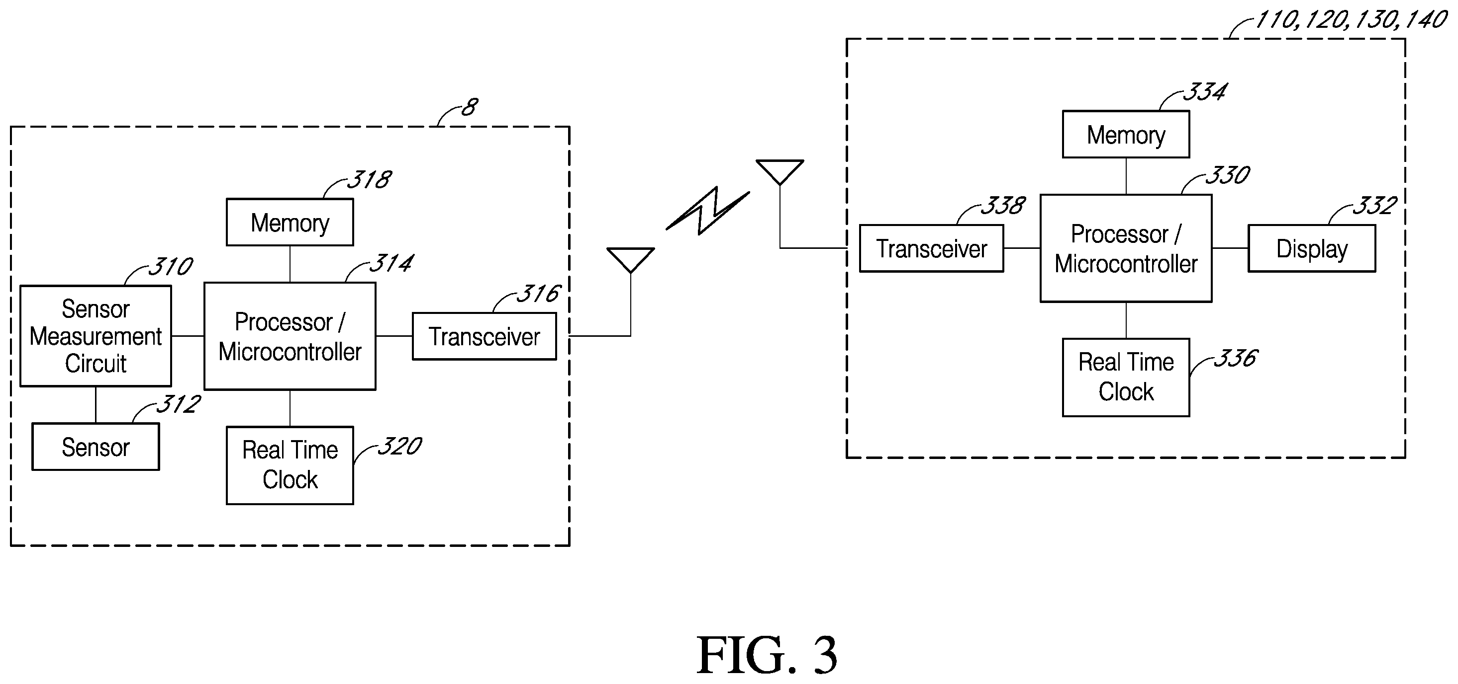 Patent US12396663 Figure 3 – Systems and methods for monitoring and managing life of a battery in an analyte sensor system worn by a user