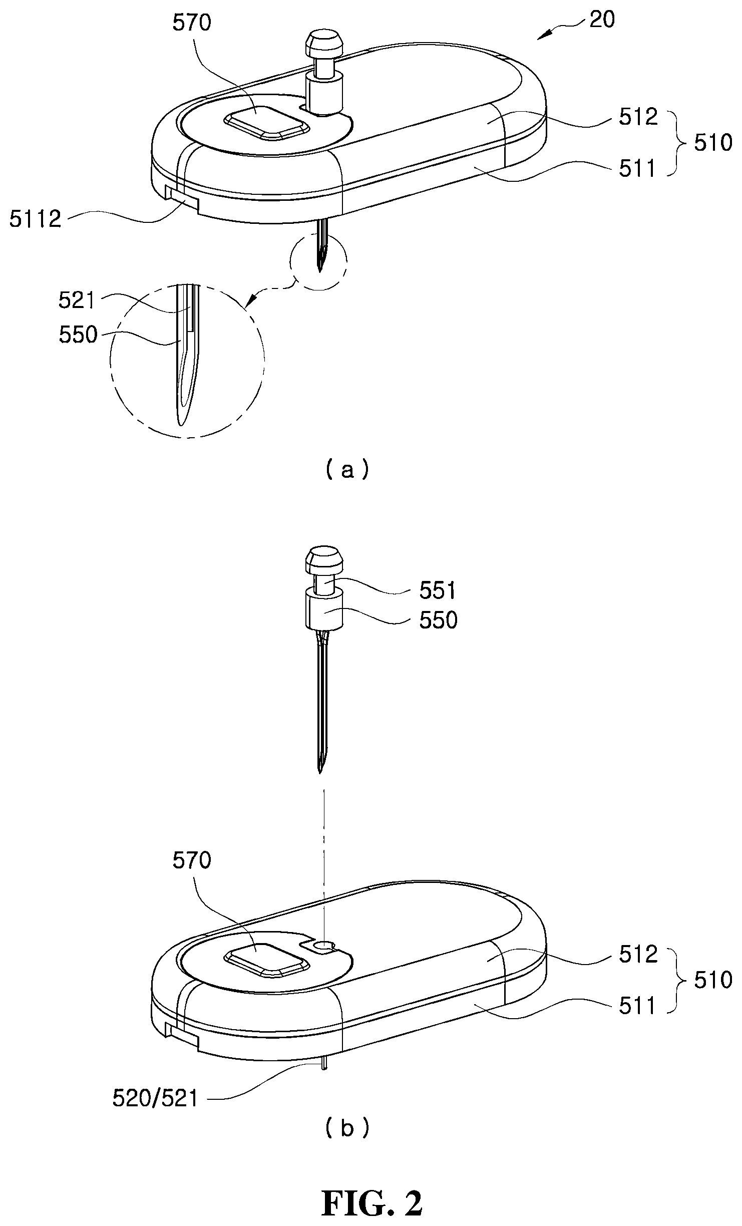 Patent US12396665 Figure 2 – Continuous blood glucose measurement apparatus