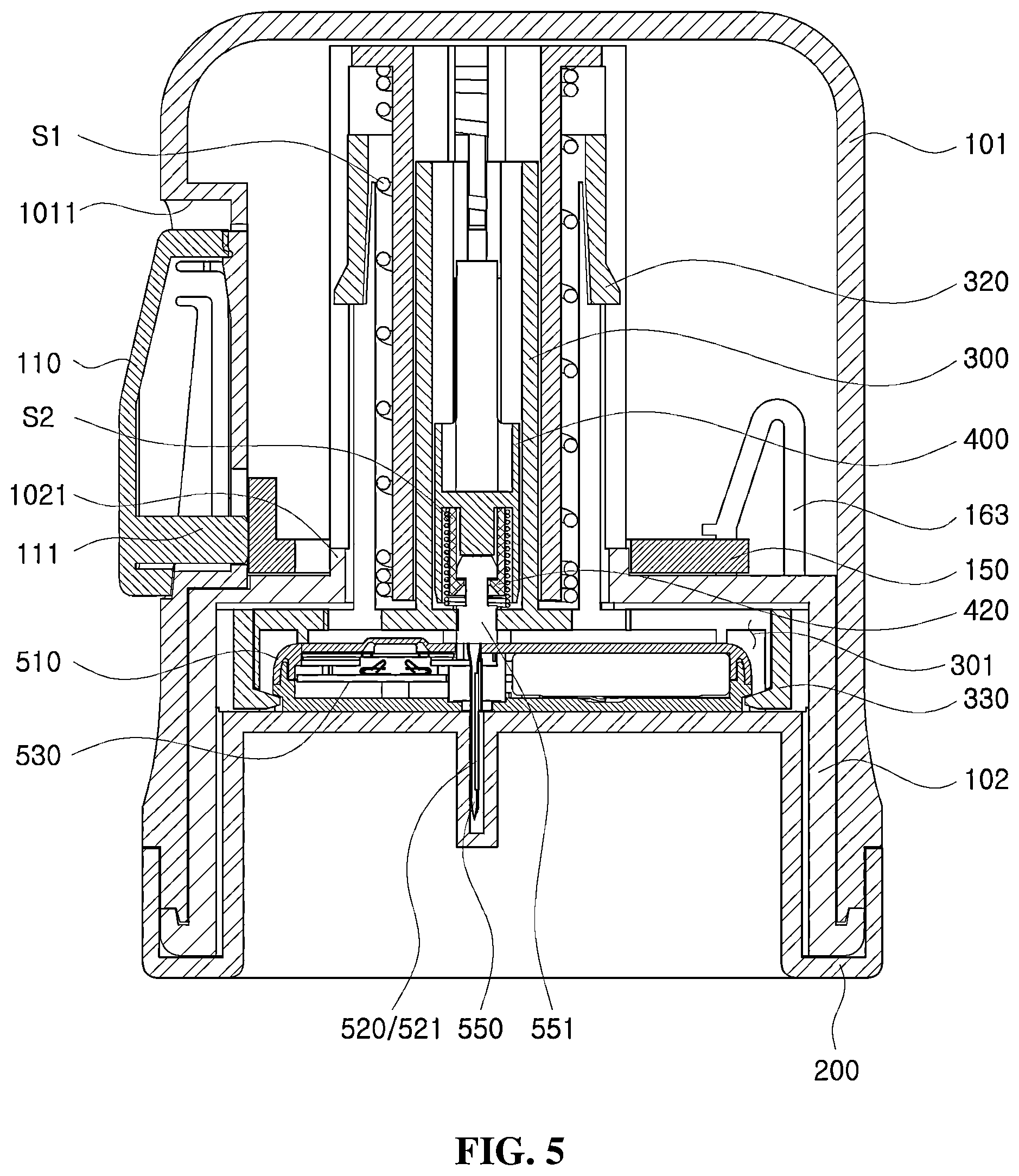 Patent US12396665 Figure 5 – Continuous blood glucose measurement apparatus