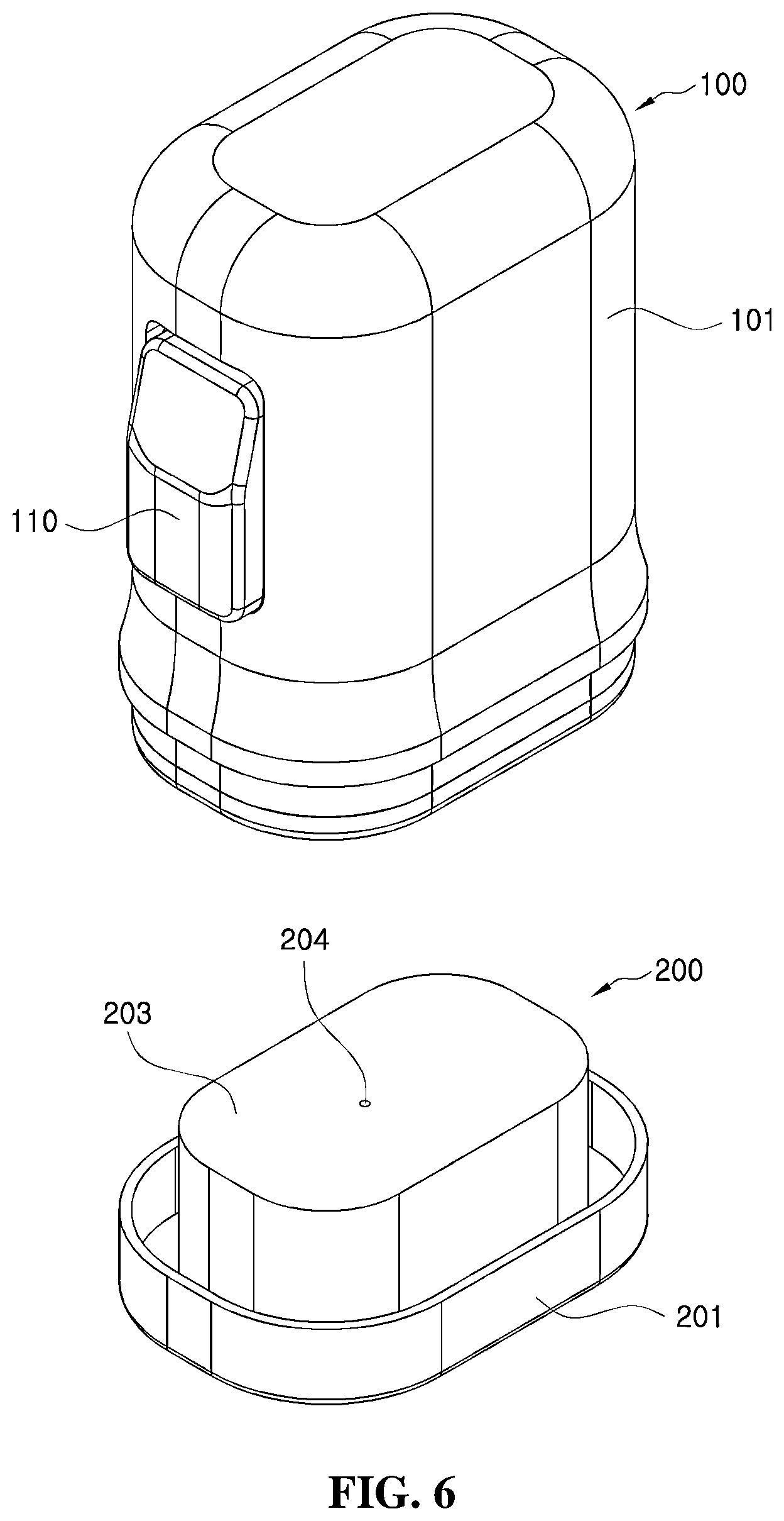 Patent US12396665 Figure 6 – Continuous blood glucose measurement apparatus