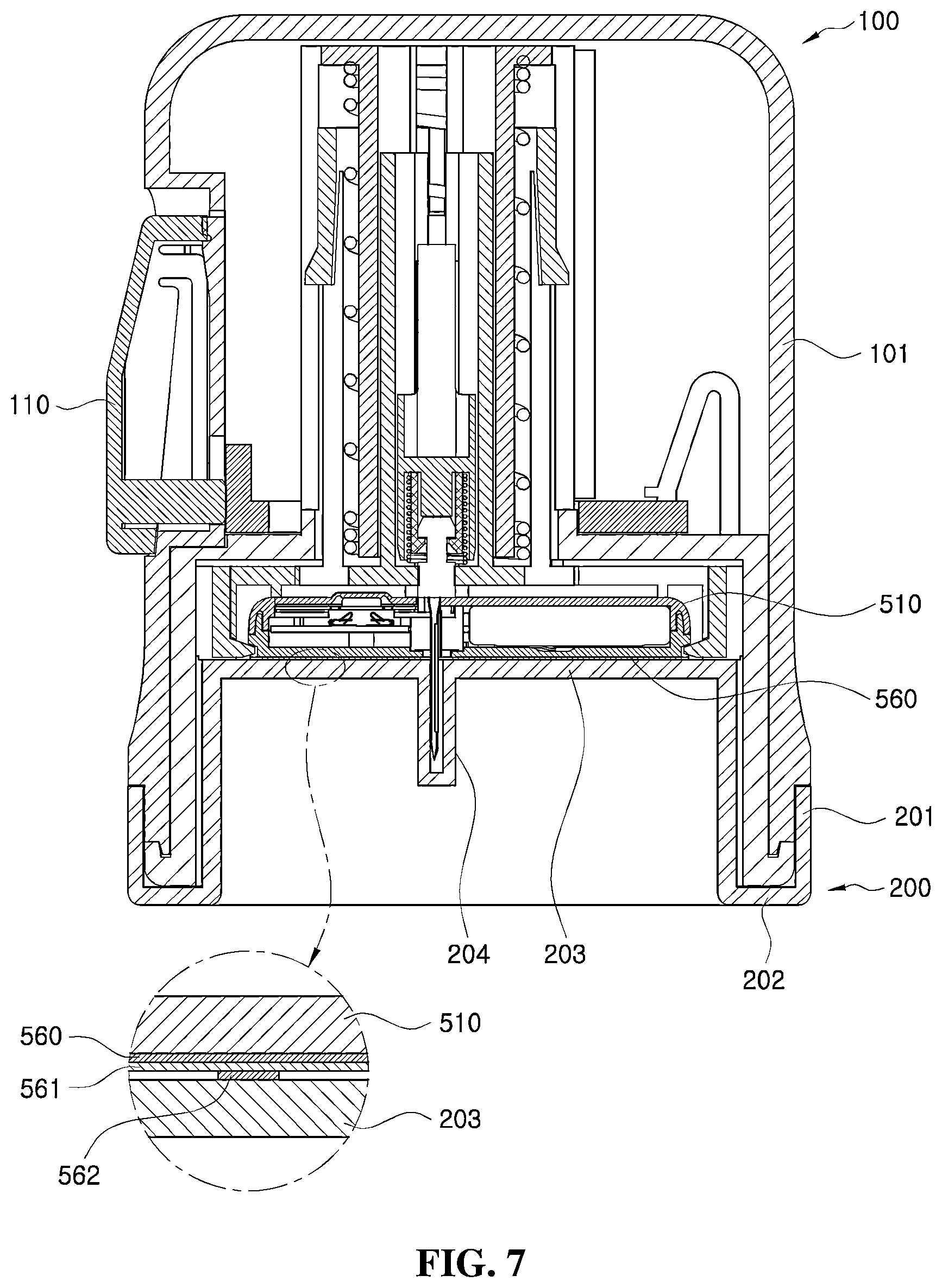 Patent US12396665 Figure 7 – Continuous blood glucose measurement apparatus