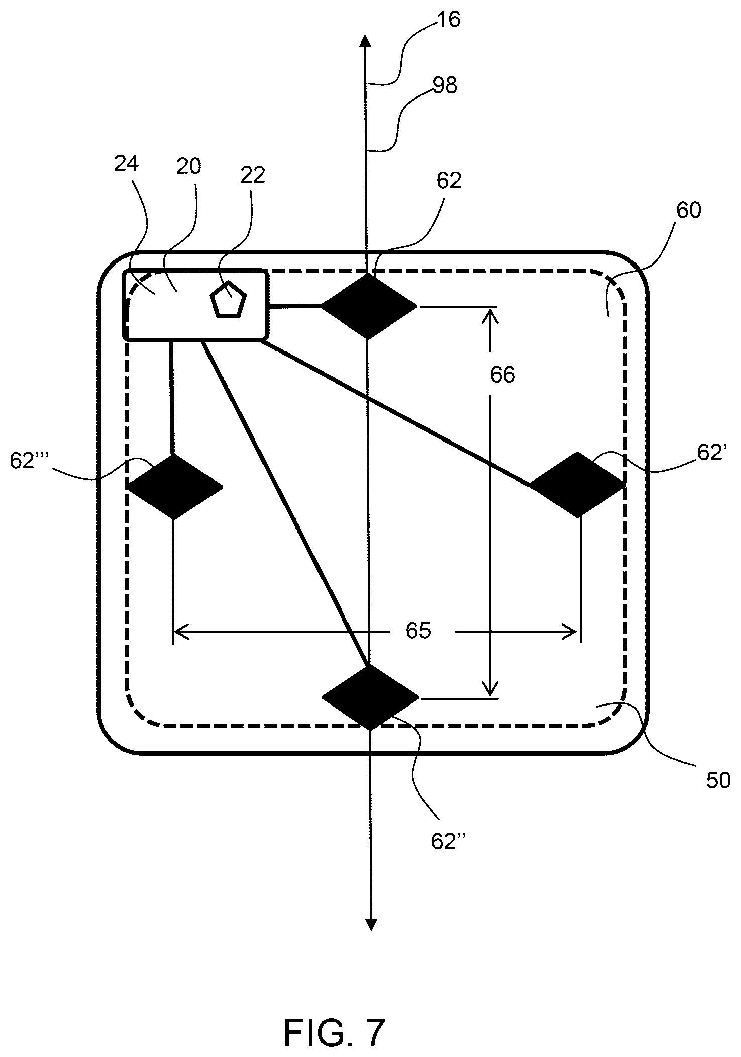 Patent US12396678 Figure 6 – Postural awareness and exercise device