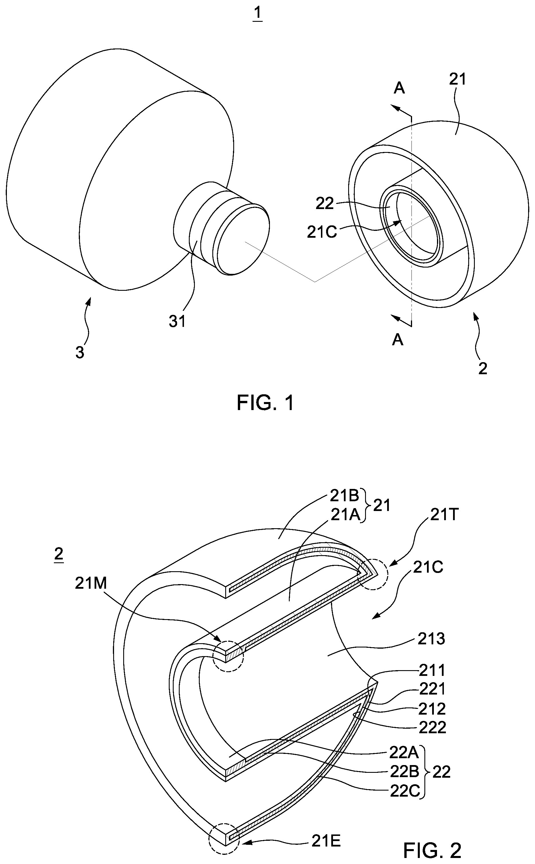 Patent US12396681 Figure 1 – Wearable device