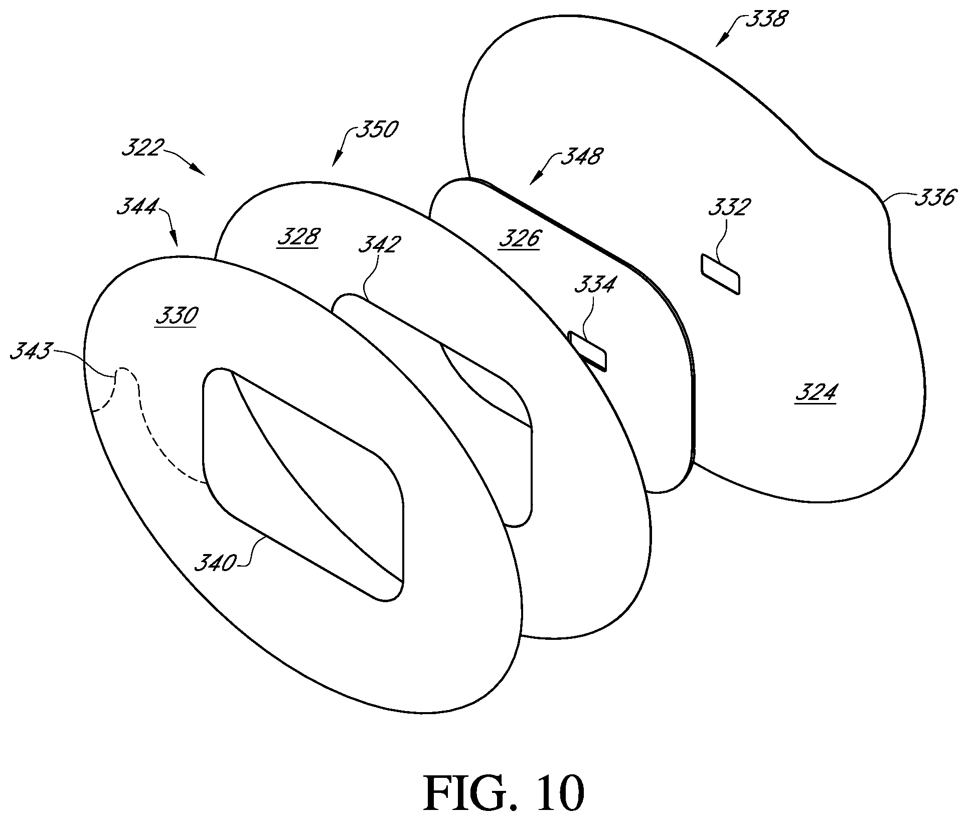 Patent US12396682 Figure 10 – Systems and methods for securing a continuous analyte sensor to a host