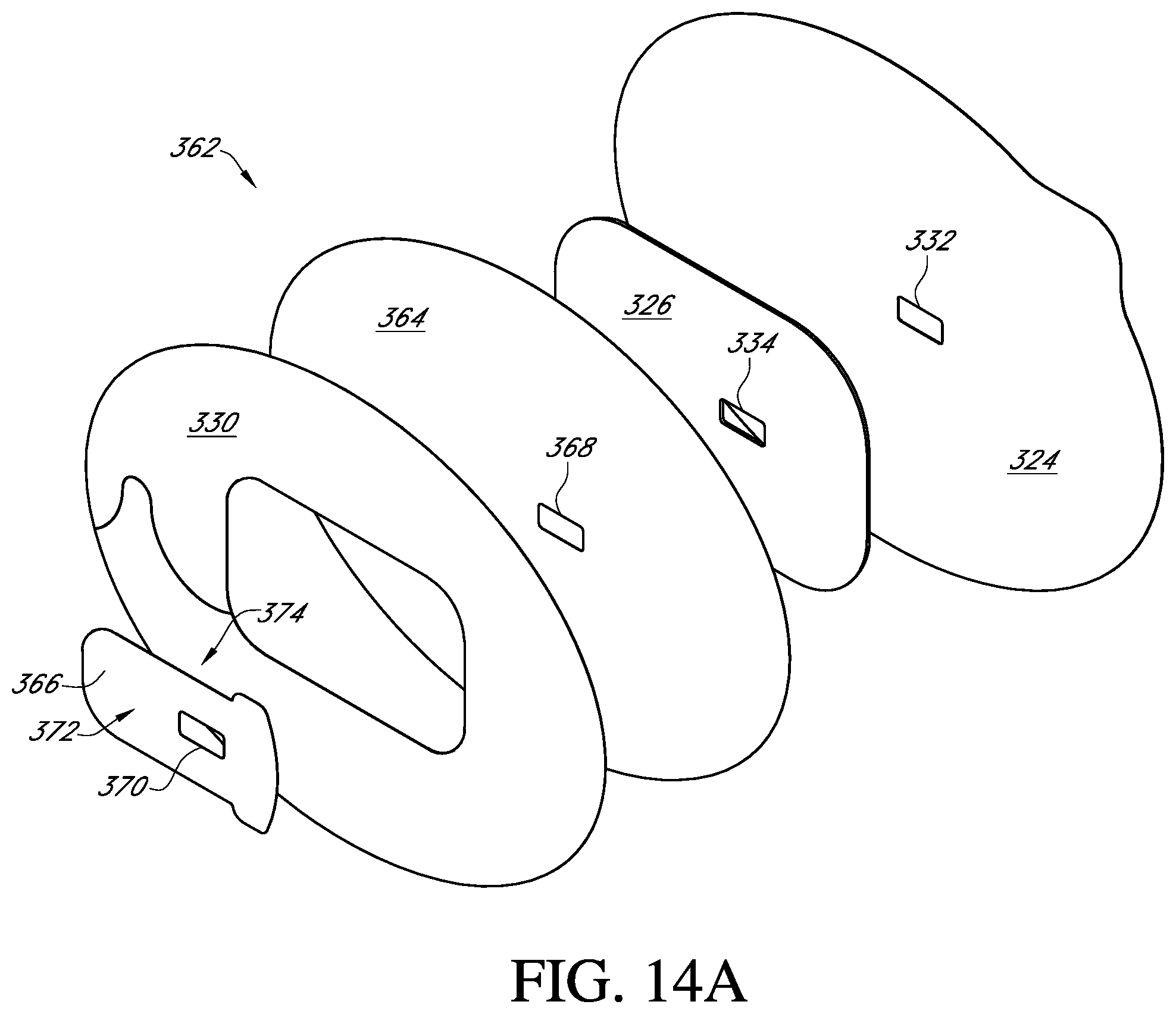 Patent US12396682 Figure 14 – Systems and methods for securing a continuous analyte sensor to a host