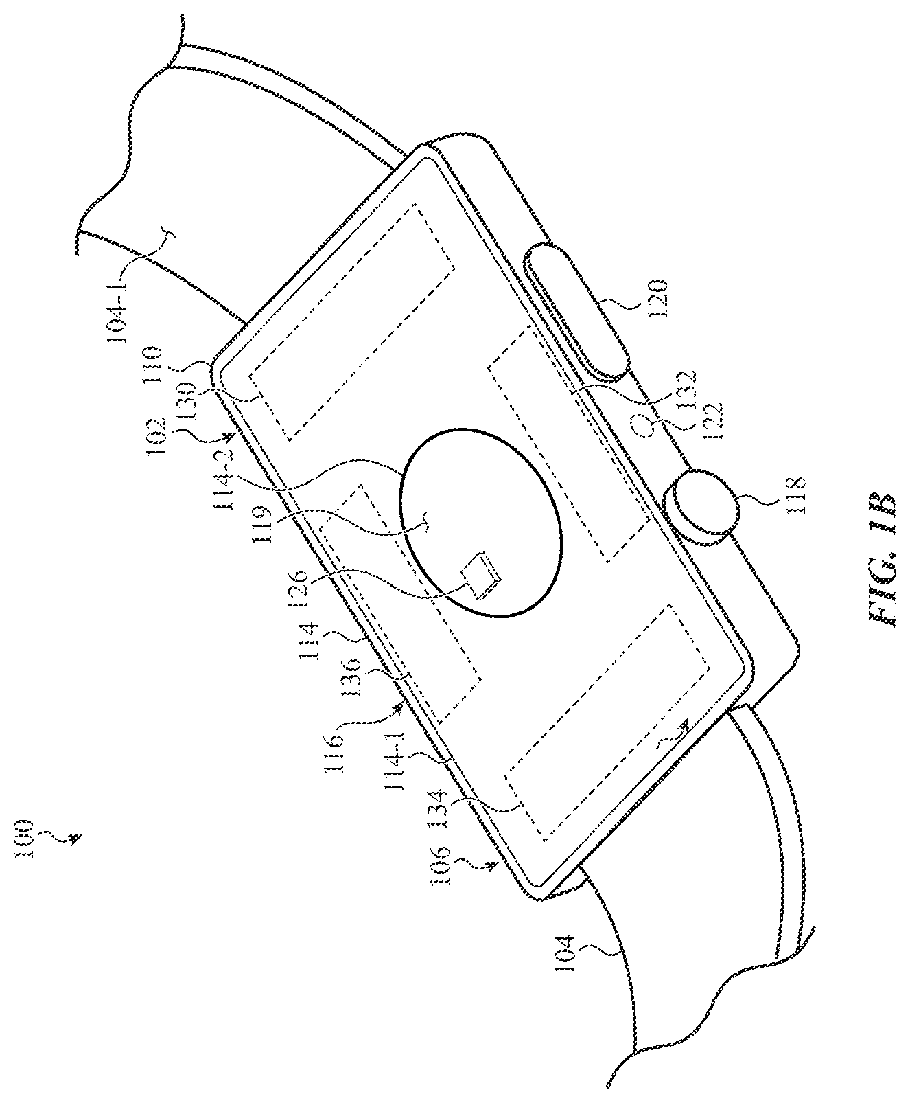 Patent US12396686 Figure 2 – Sensing health parameters in wearable devices