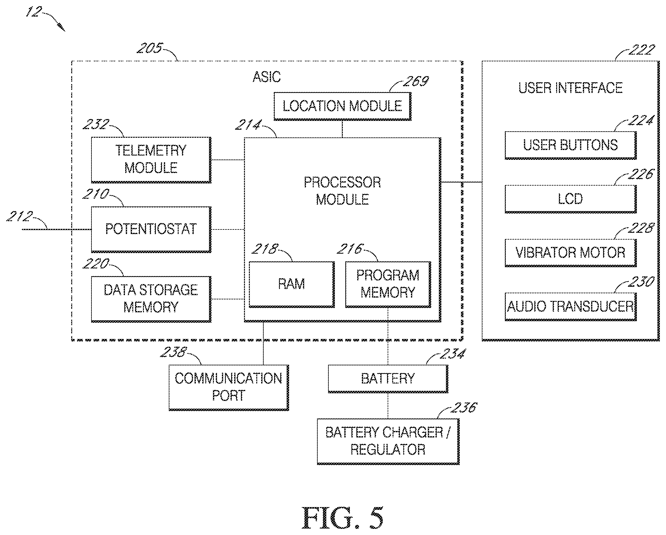 Patent US12396687 Figure 7 – Remote monitoring of analyte measurements