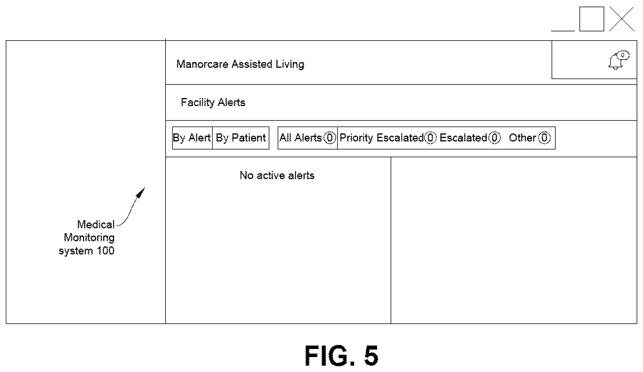 Patent US12396688 Figure 5 – Medical monitoring system