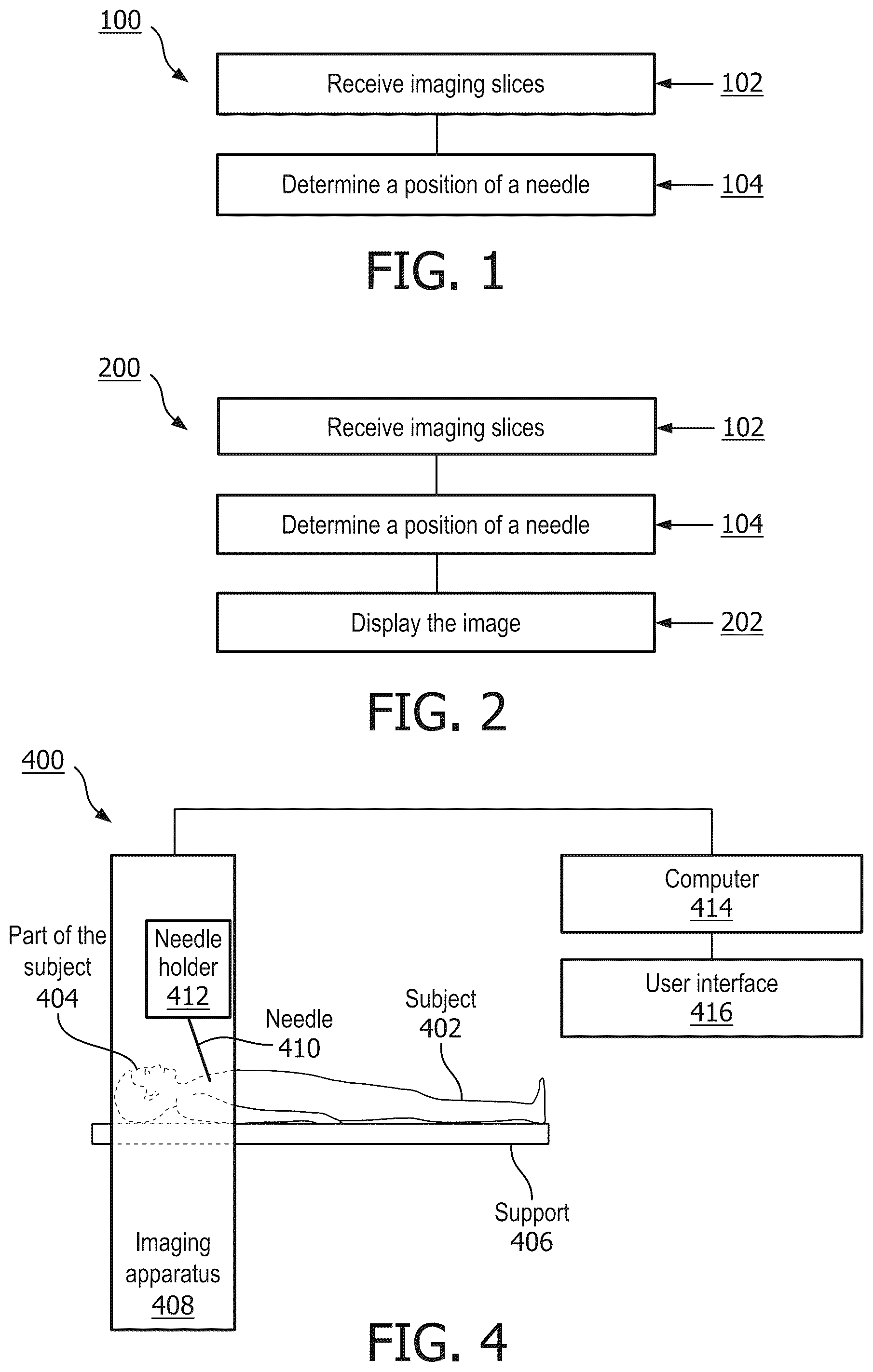 Patent US12396689 — Determining needle position — Figure 1