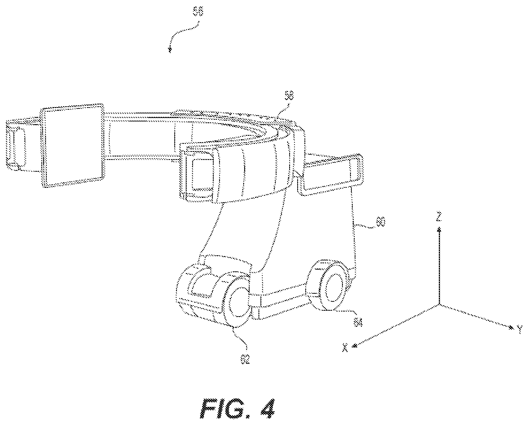 Patent US12396692 Figure 4 – Compound curve cable chain