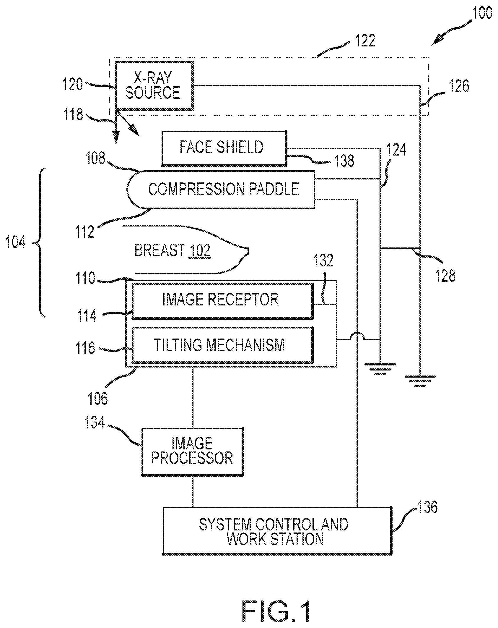 Patent US12396693 Figure 1 – Systems and methods for confirming tissue specimens removed using contrast-enhanced x-ray imaging