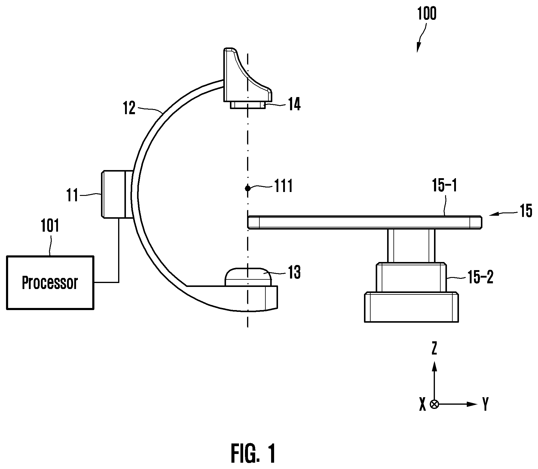 Patent US12396697 — Blood vessel image calibration method and device — Figure 1