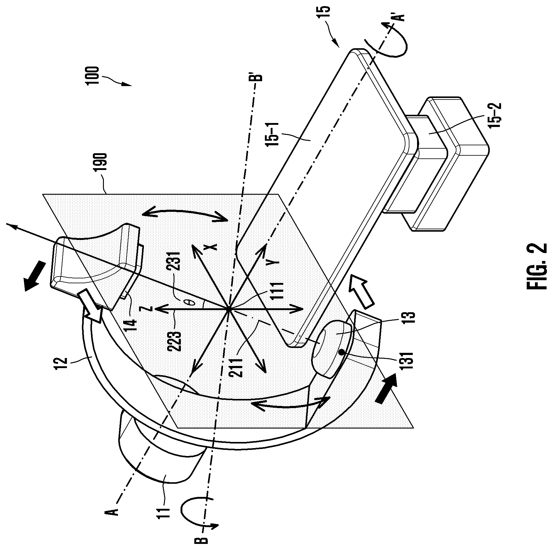 Patent US12396697 Figure 2 – Blood vessel image calibration method and device
