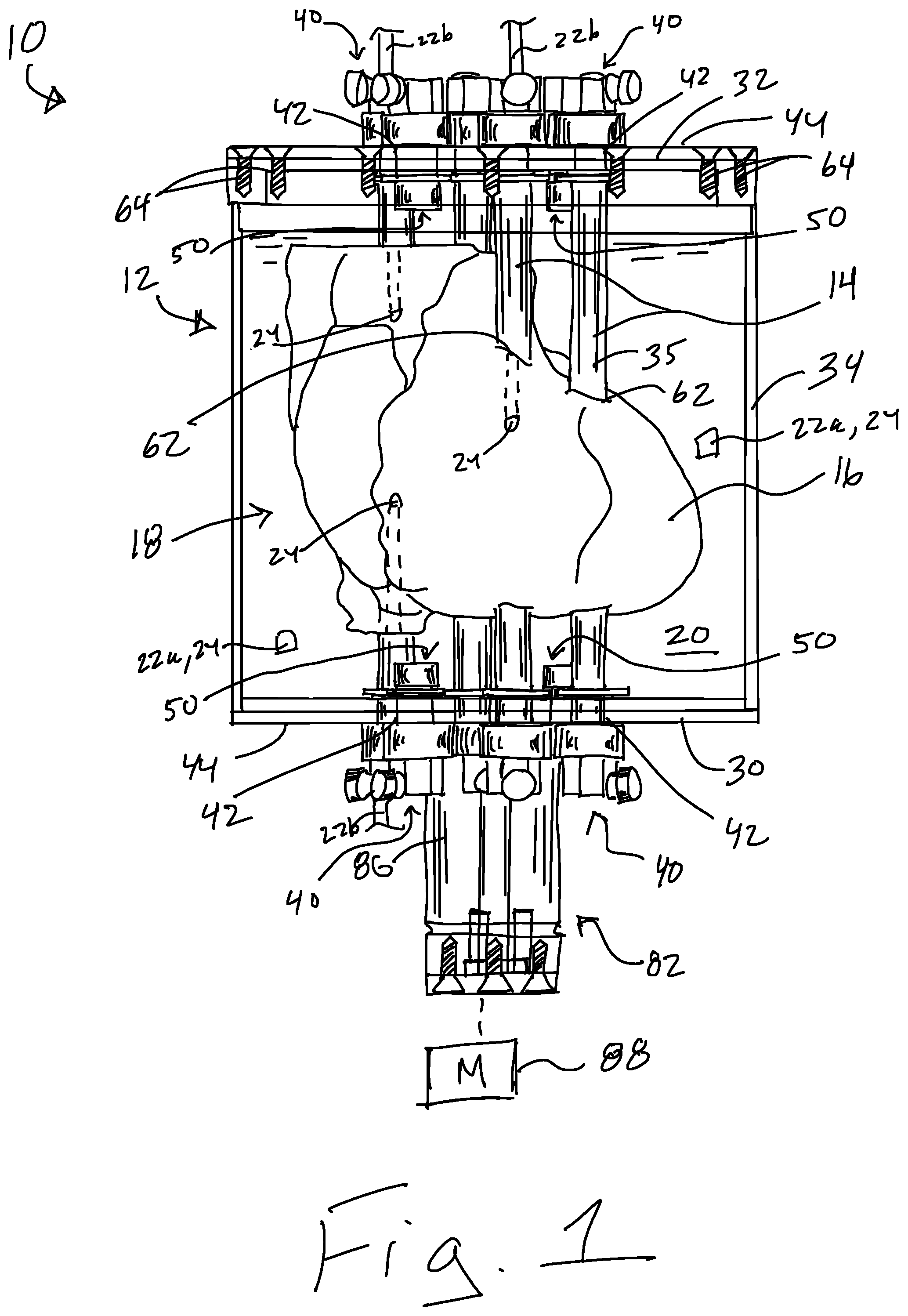 Patent US12396700 Figure 1 – Flexible modular phantom and method for medical applications using interchangeable inserts