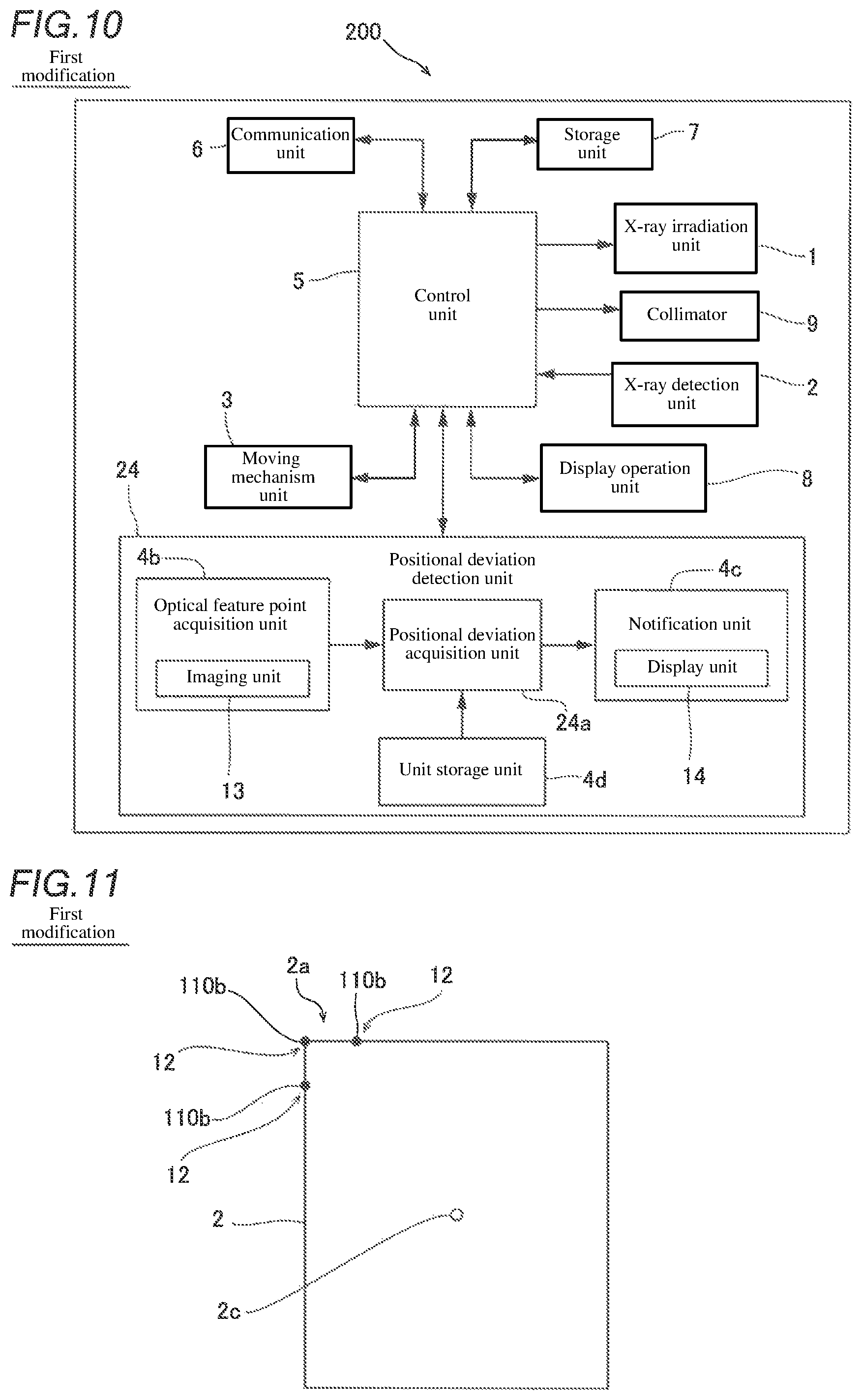 Patent US12396701 Figure 7 – X-ray imaging apparatus and positional deviation detection unit for X-ray imaging apparatus