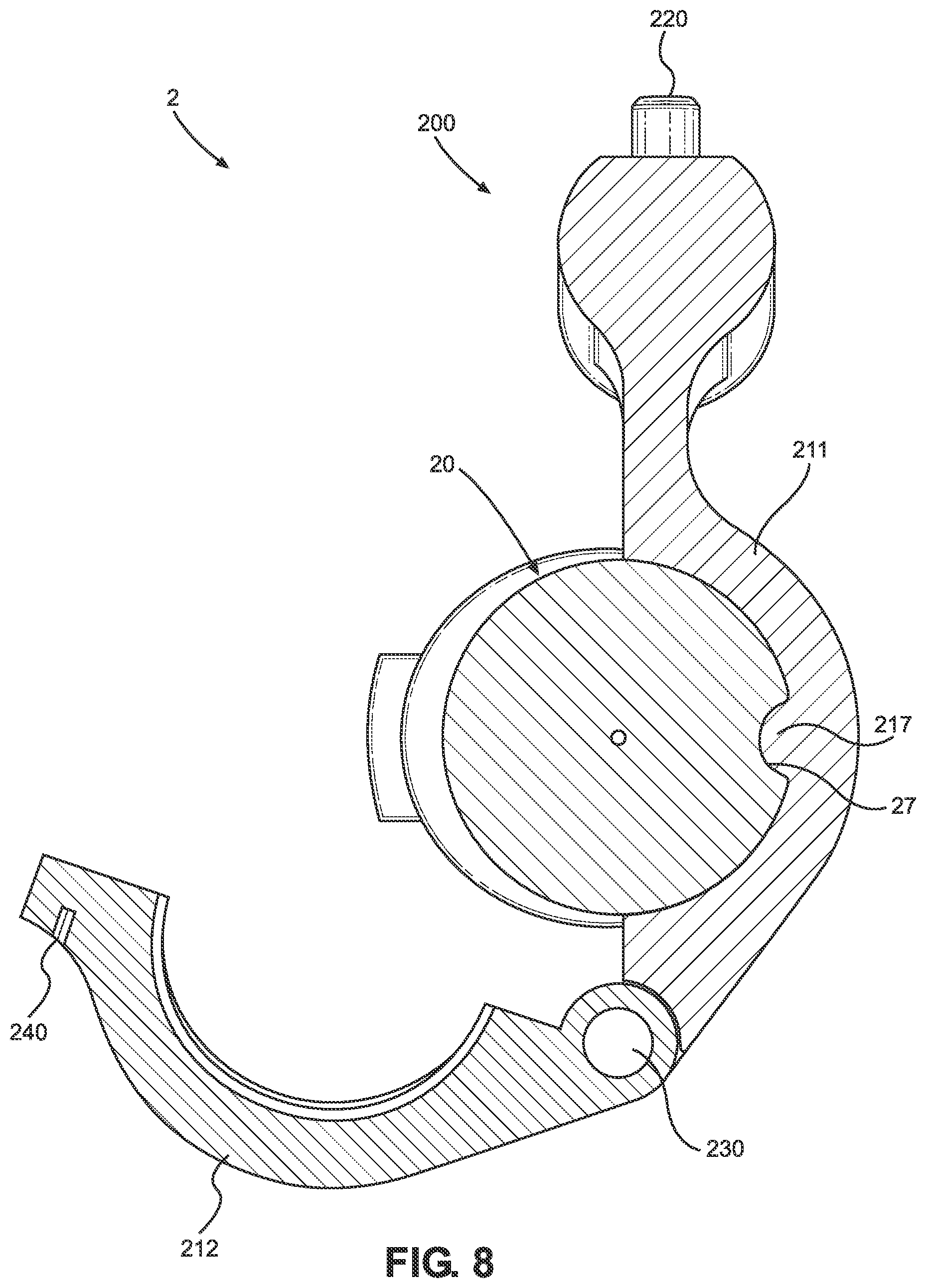 Patent US12396703 Figure 8 – Calibrationless reference marker system