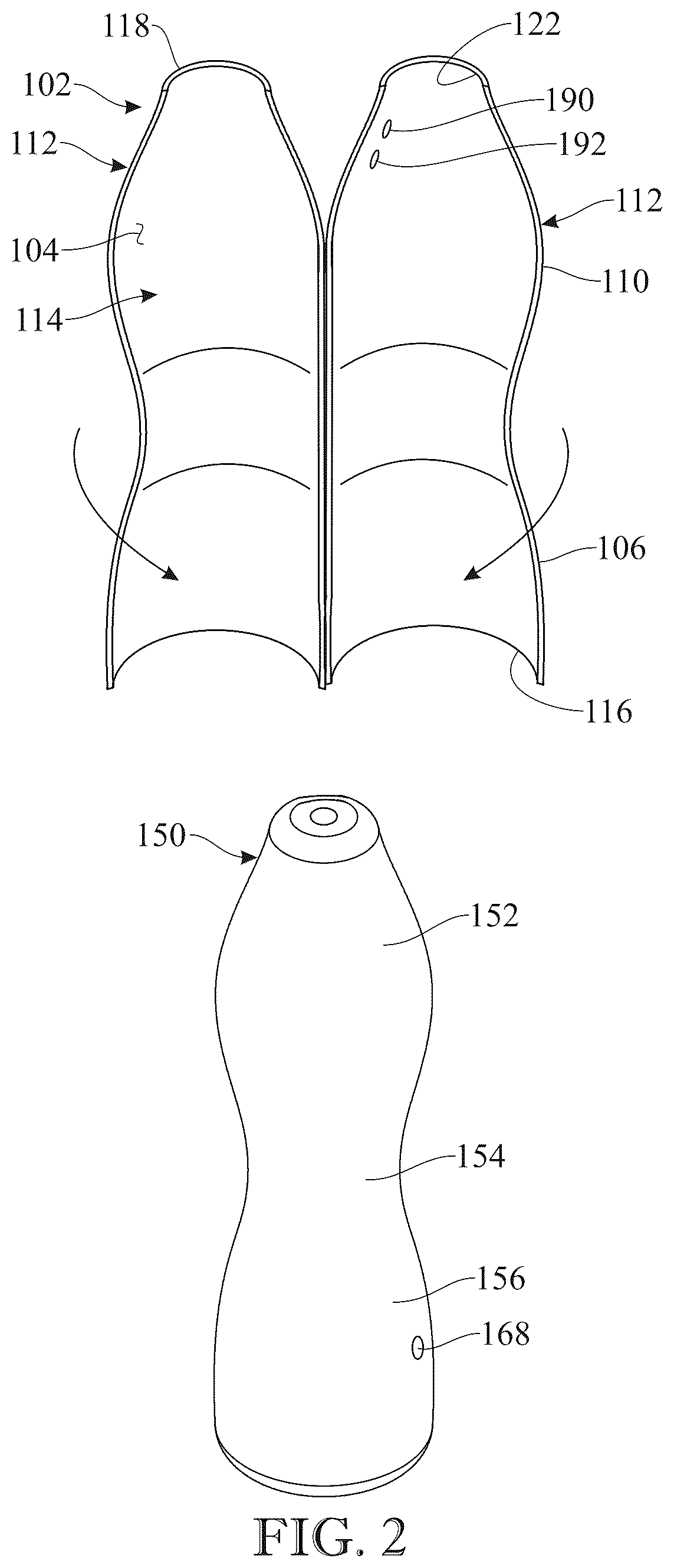 Patent US12396704 Figure 2 – Ultrasonic transducer probe holder