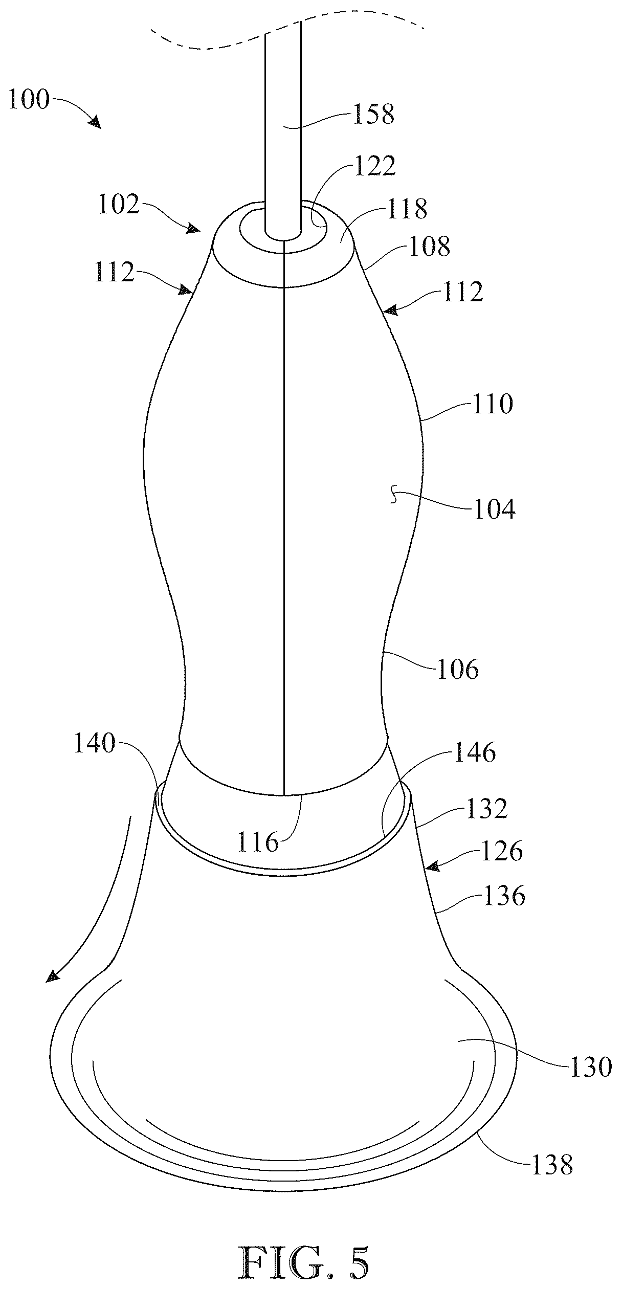 Patent US12396704 Figure 5 – Ultrasonic transducer probe holder
