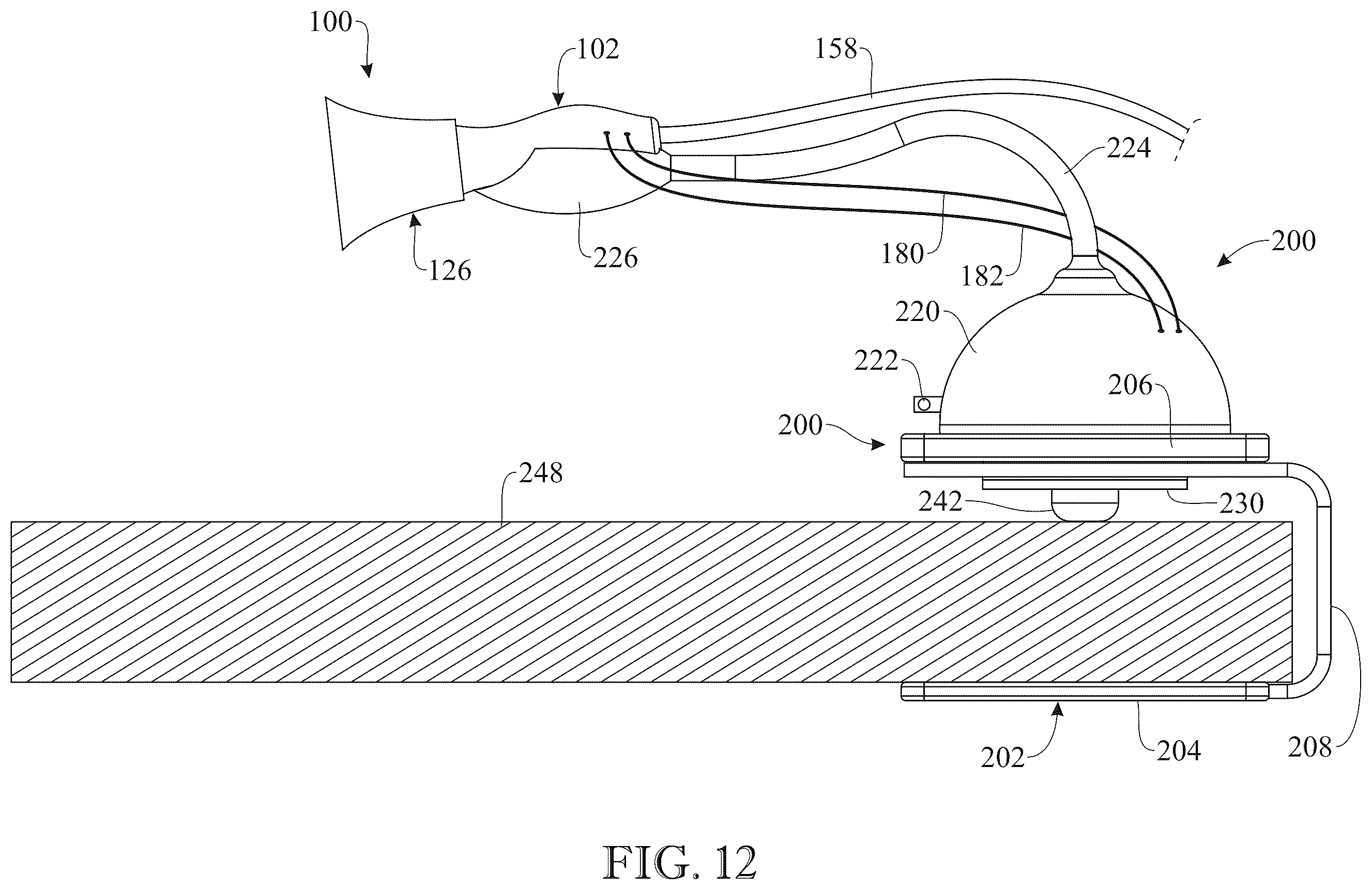 Patent US12396704 Figure 12 – Ultrasonic transducer probe holder