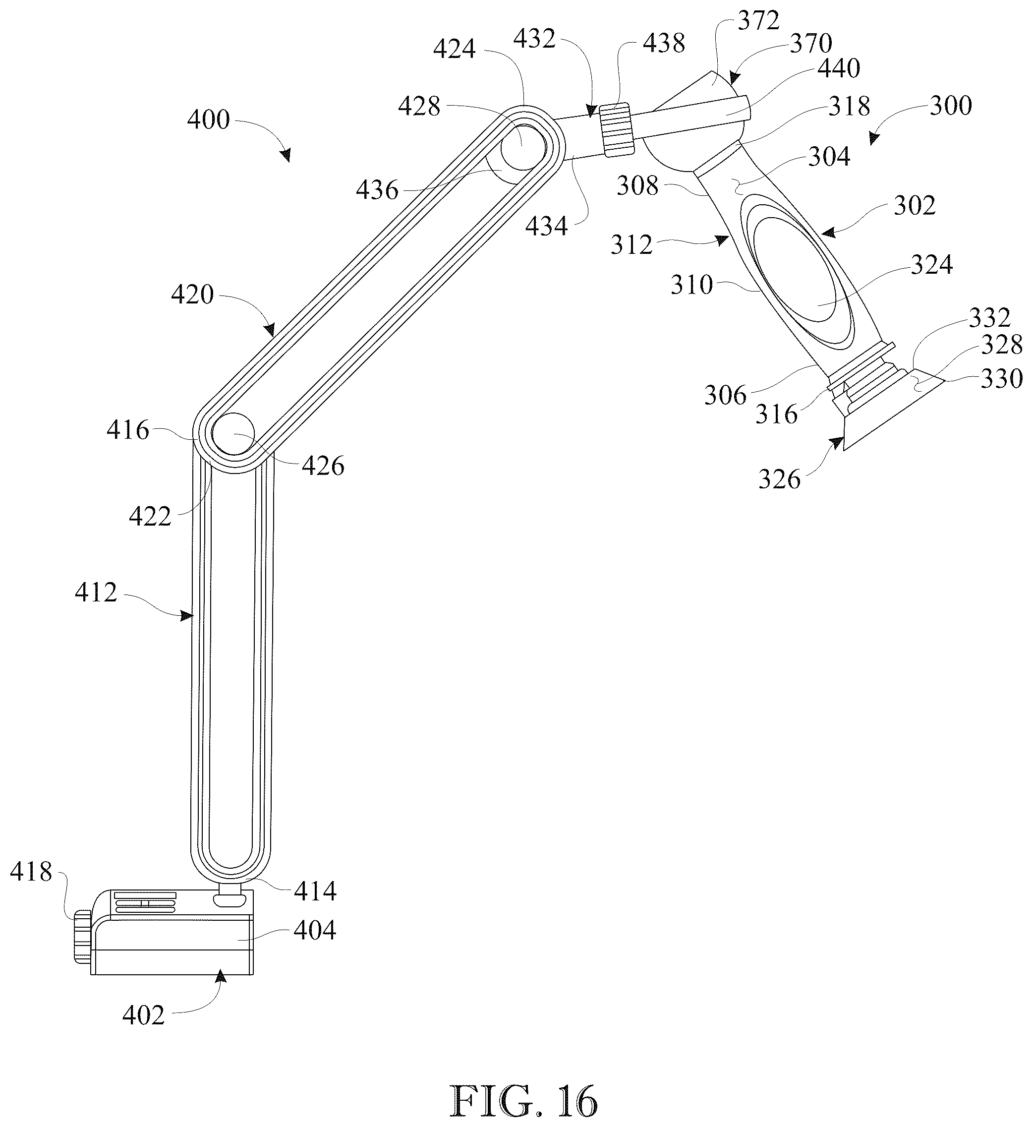 Patent US12396704 Figure 16 – Ultrasonic transducer probe holder