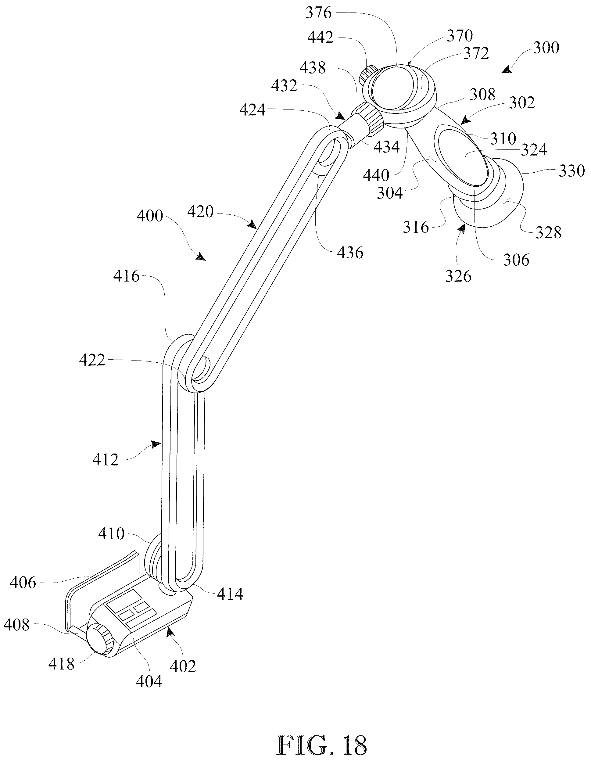 Patent US12396704 Figure 18 – Ultrasonic transducer probe holder