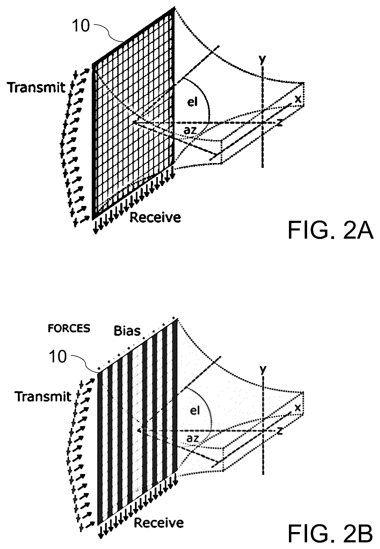 Patent US12396706 Figure 2 – Synthetic phase alternating row-column transducer array