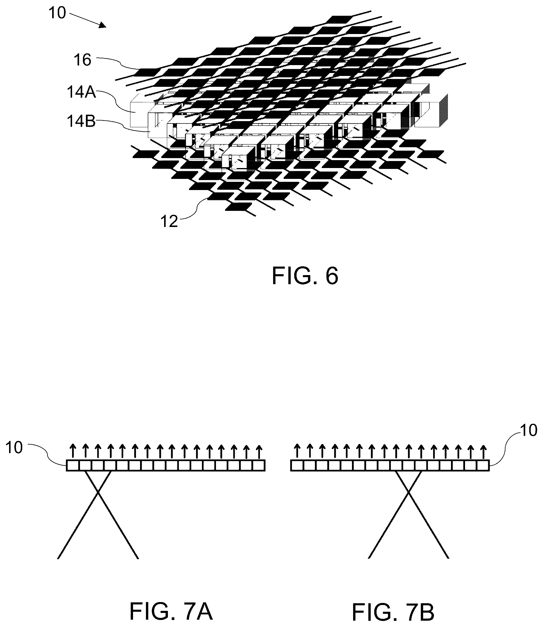Patent US12396706 Figure 5 – Synthetic phase alternating row-column transducer array