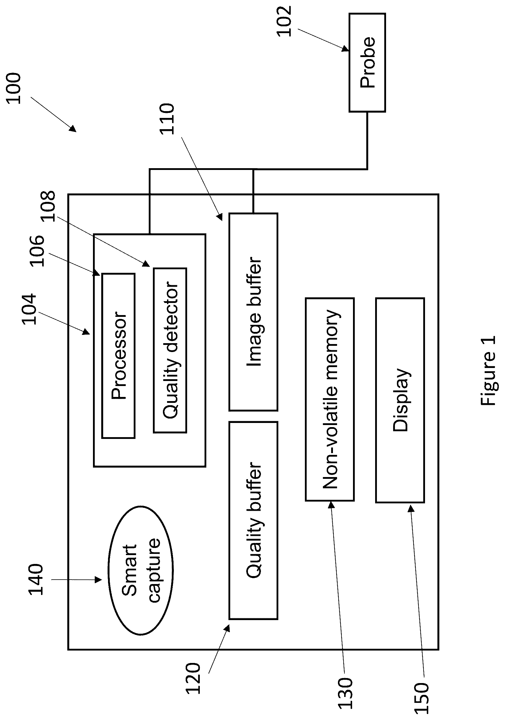 Patent US12396707 — Systems and methods for automated ultrasound image recording based on quality scores — Figure 1