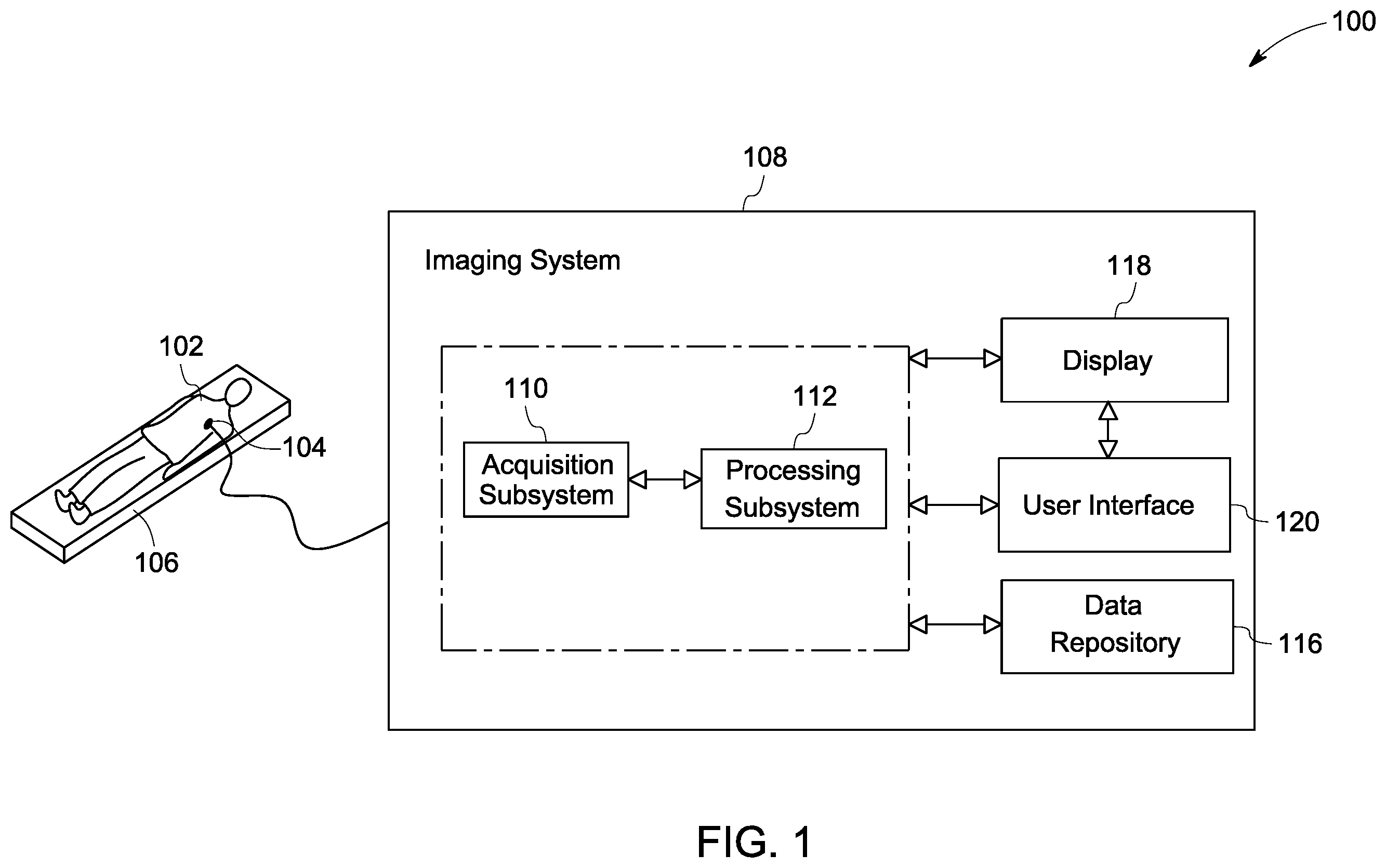Patent US12396709 Figure 1 – Ultrasound probe and method of making the same