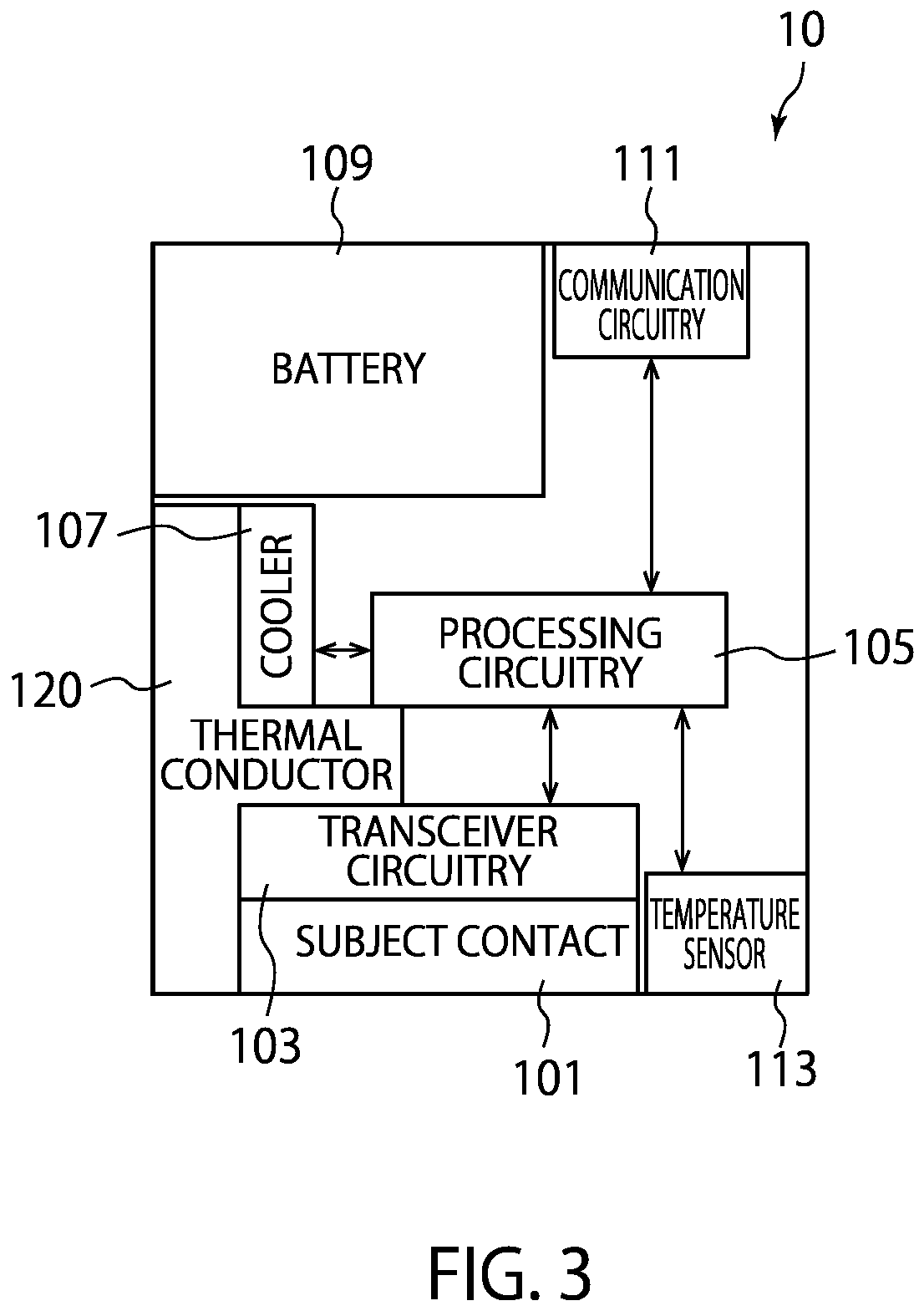 Patent US12396710 Figure 3 – Ultrasonic diagnostic apparatus and ultrasonic probe
