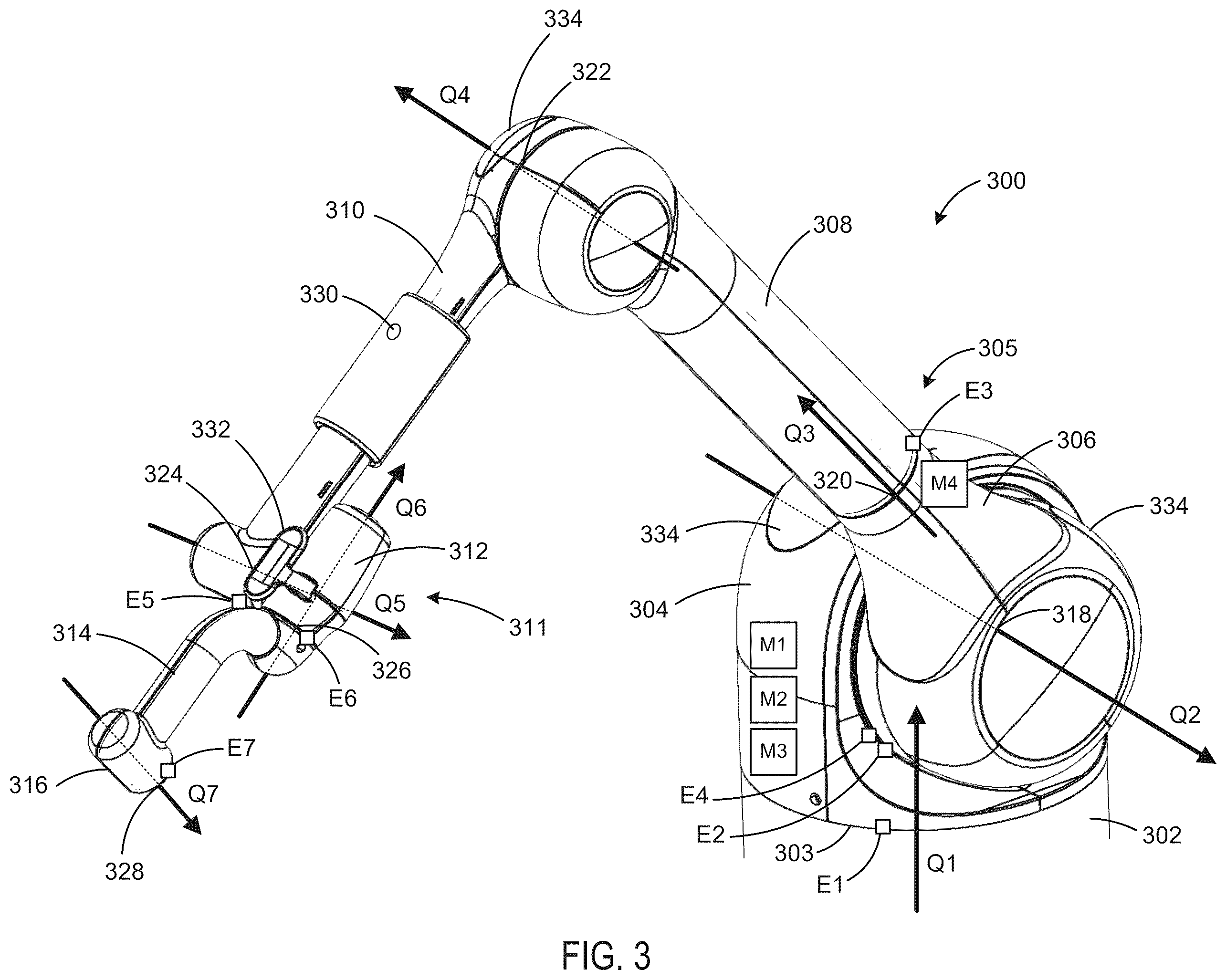 Patent US12396711 Figure 3 – Co-manipulation surgical system having multiple operational modes for use with surgical instruments for performing surgery