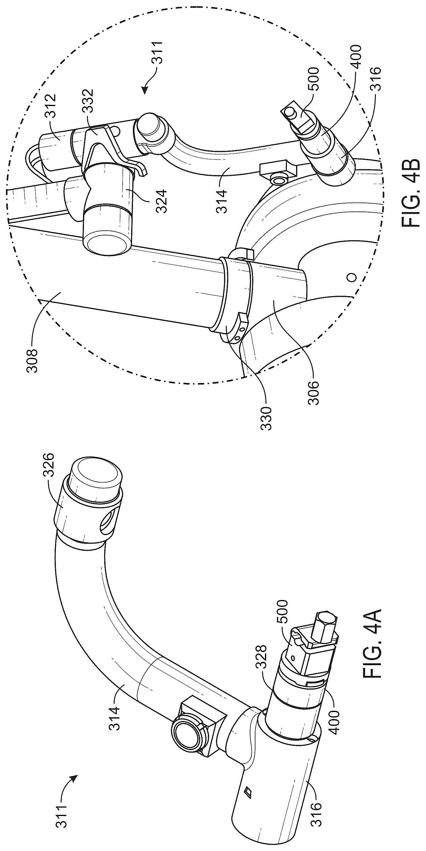Patent US12396711 Figure 4 – Co-manipulation surgical system having multiple operational modes for use with surgical instruments for performing surgery
