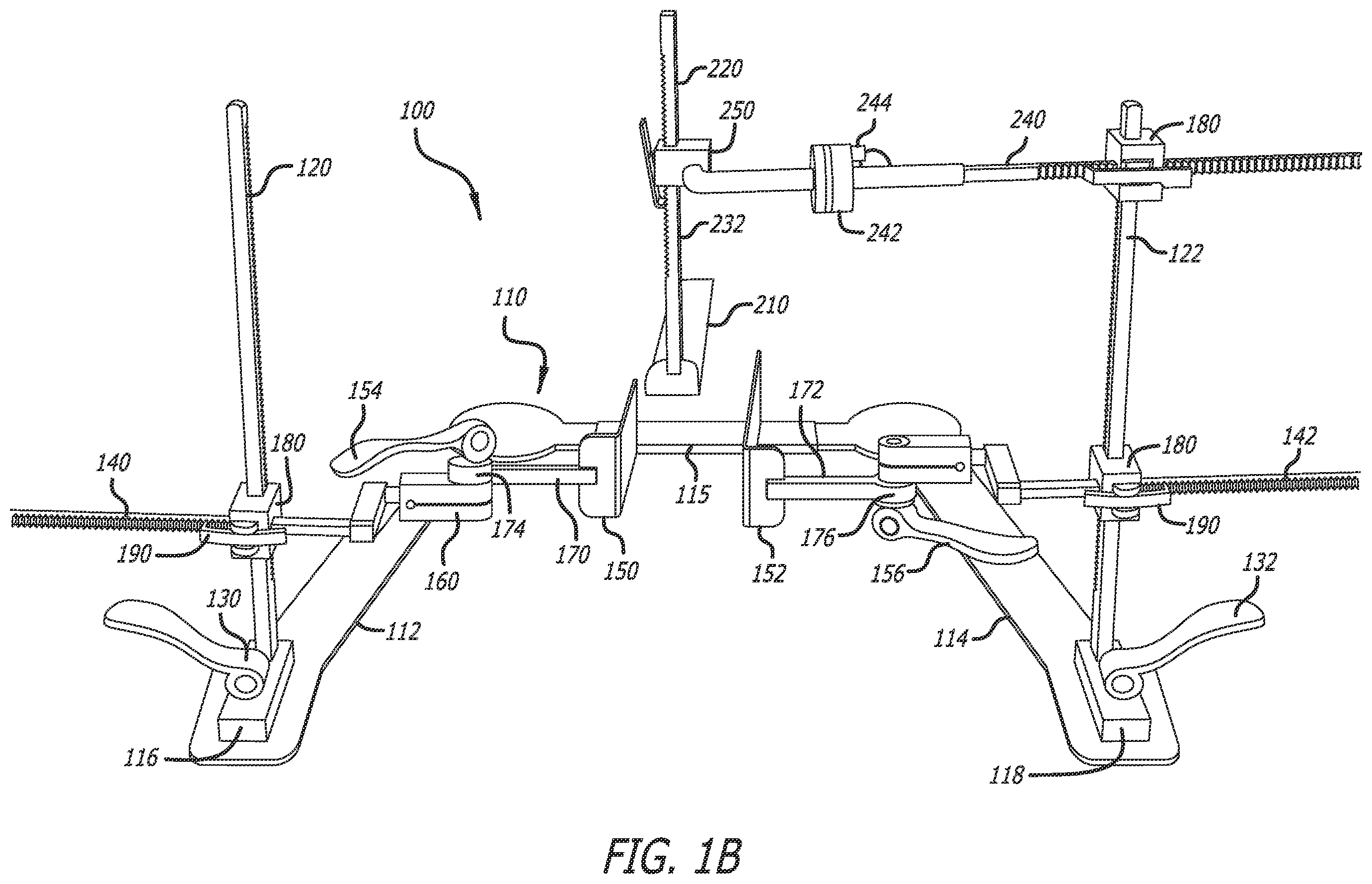 Patent US12396714 Figure 2 – Self-retaining surgical retractor